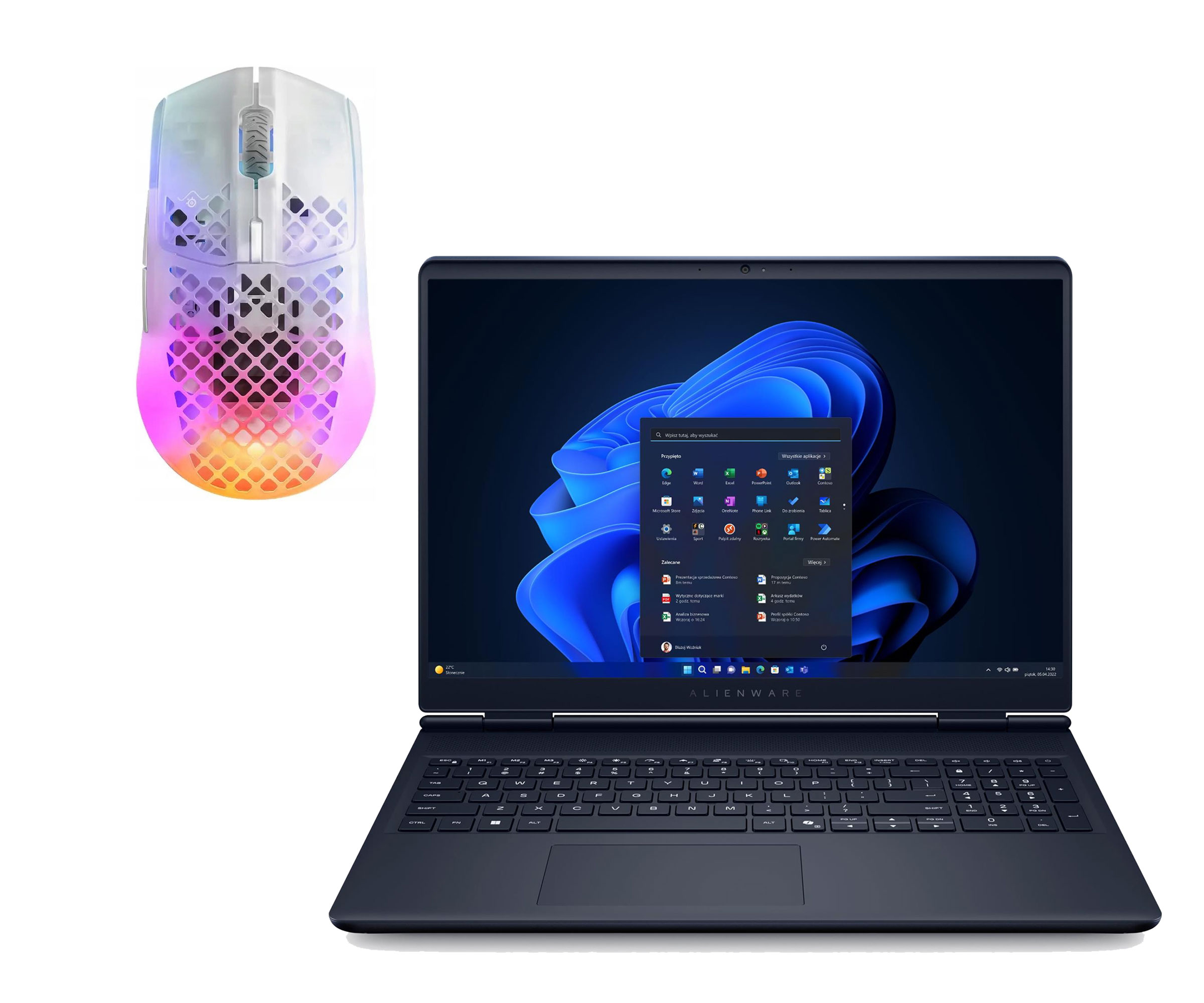 Dell Alienware 16 Aurora Core 7 240H/32GB/1TB/W11 RTX5060 Zestaw