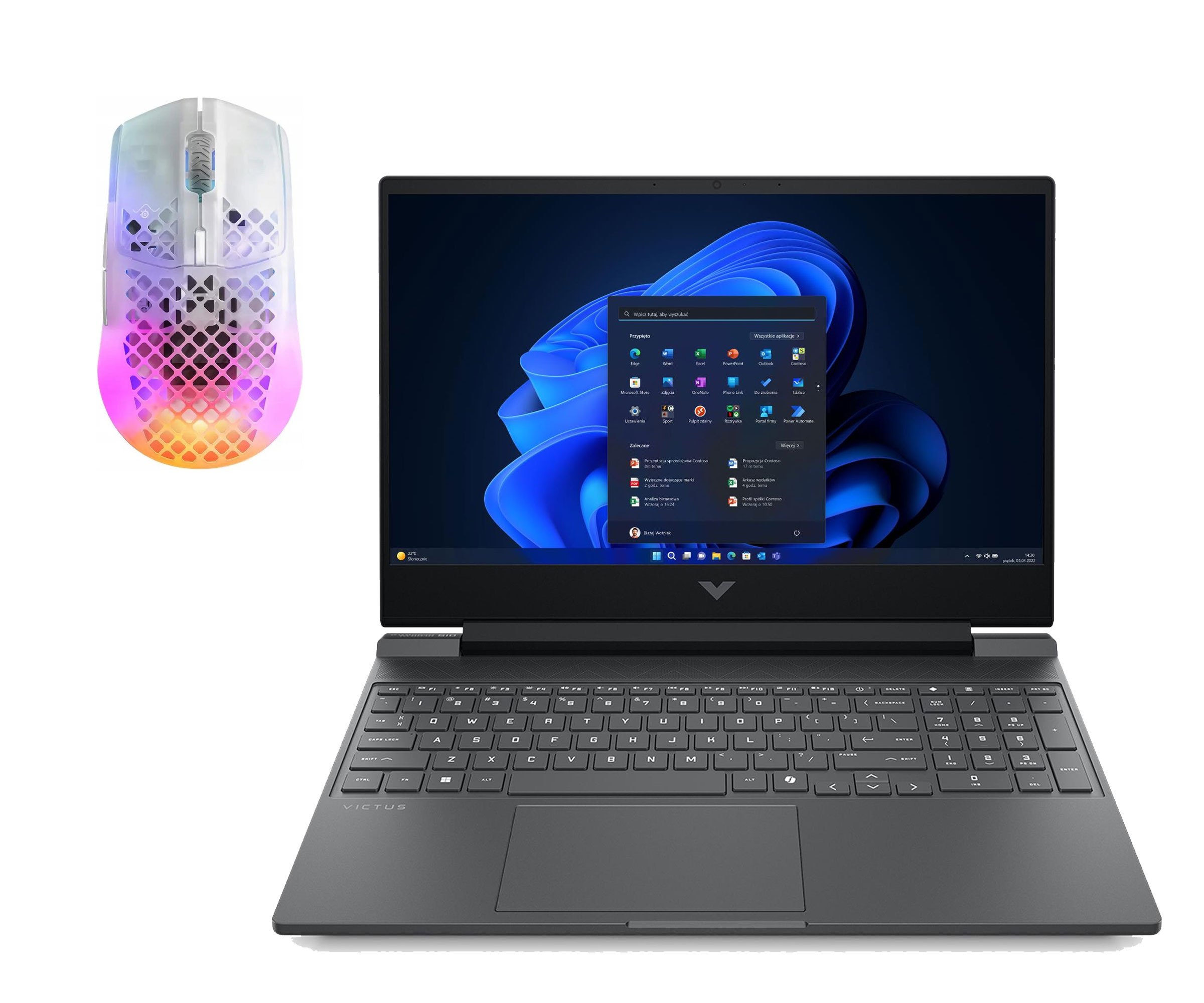 HP VICTUS 15 i5-13420H/16GB/512/Win11 RTX4050 144Hz Zestaw