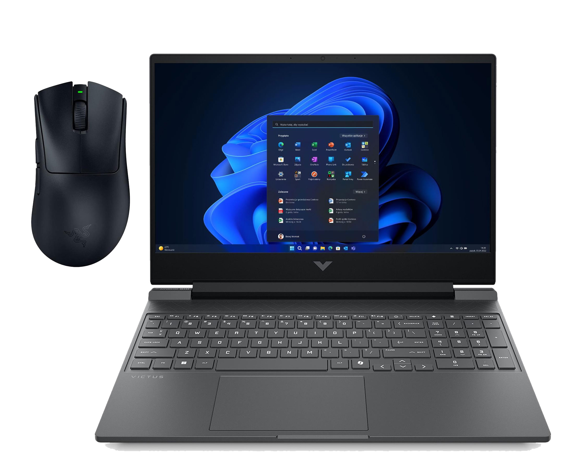 HP VICTUS 15 i5-13420H/16GB/512/Win11 RTX4050 144Hz Zestaw