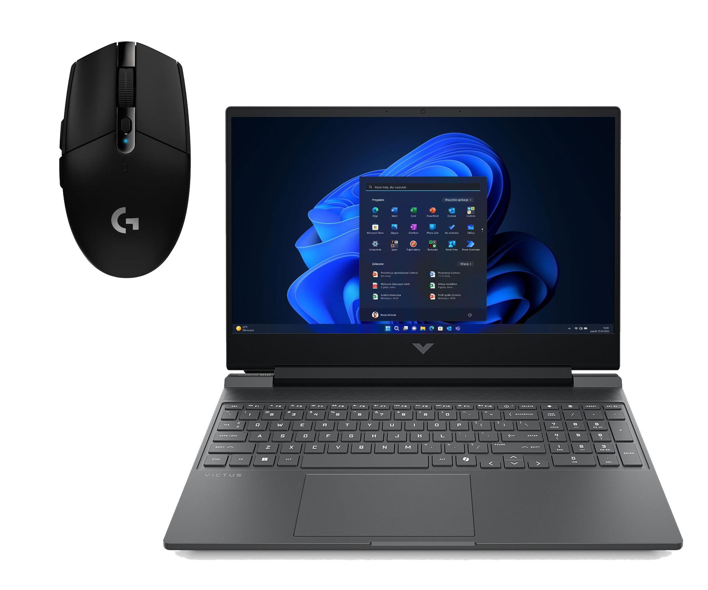 HP VICTUS 15 i5-13420H/16GB/512/Win11 RTX4050 144Hz Zestaw