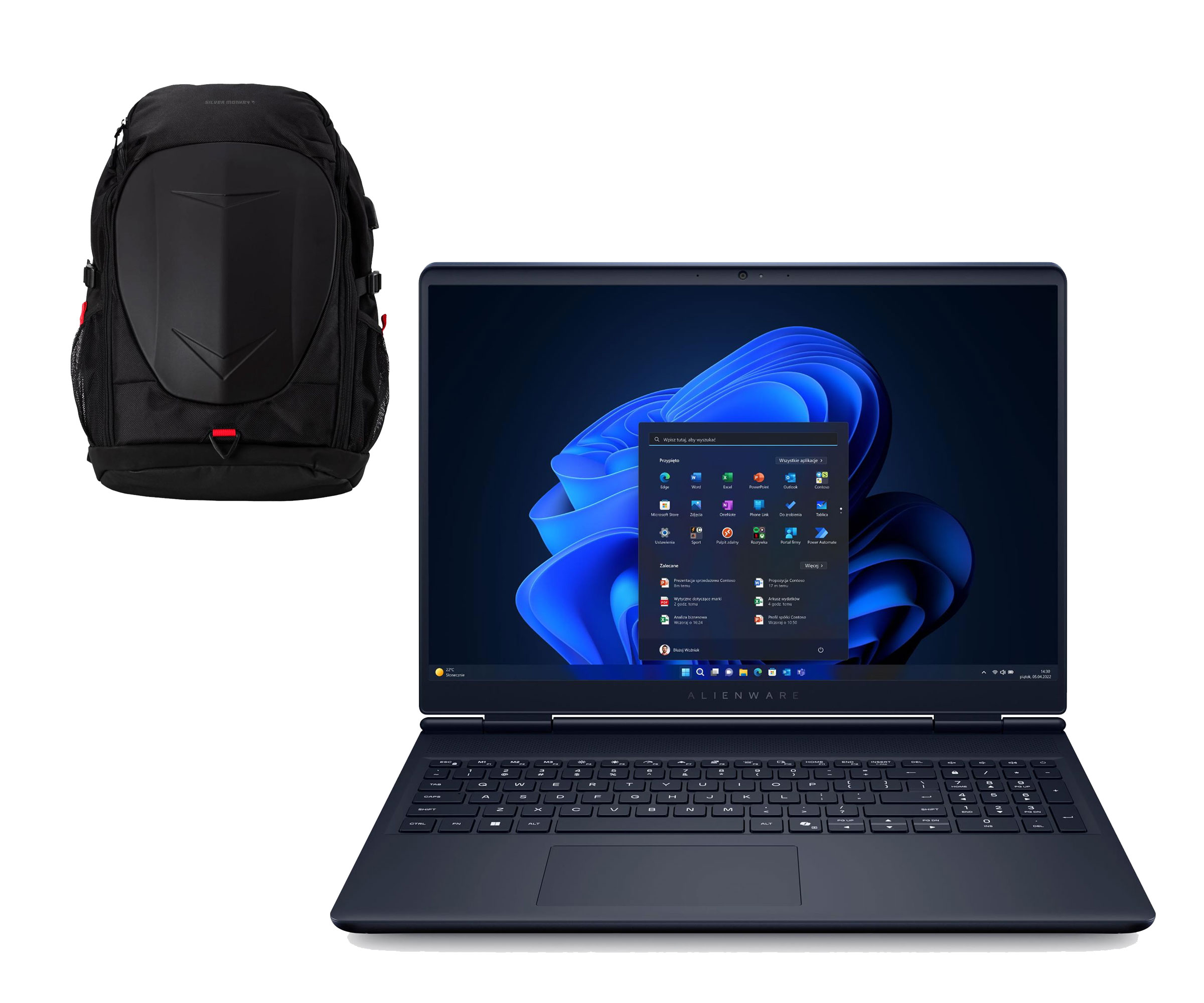 Dell Alienware 16 Core 7-240H/32GB/1TB+512/W11 RTX5060 Zestaw
