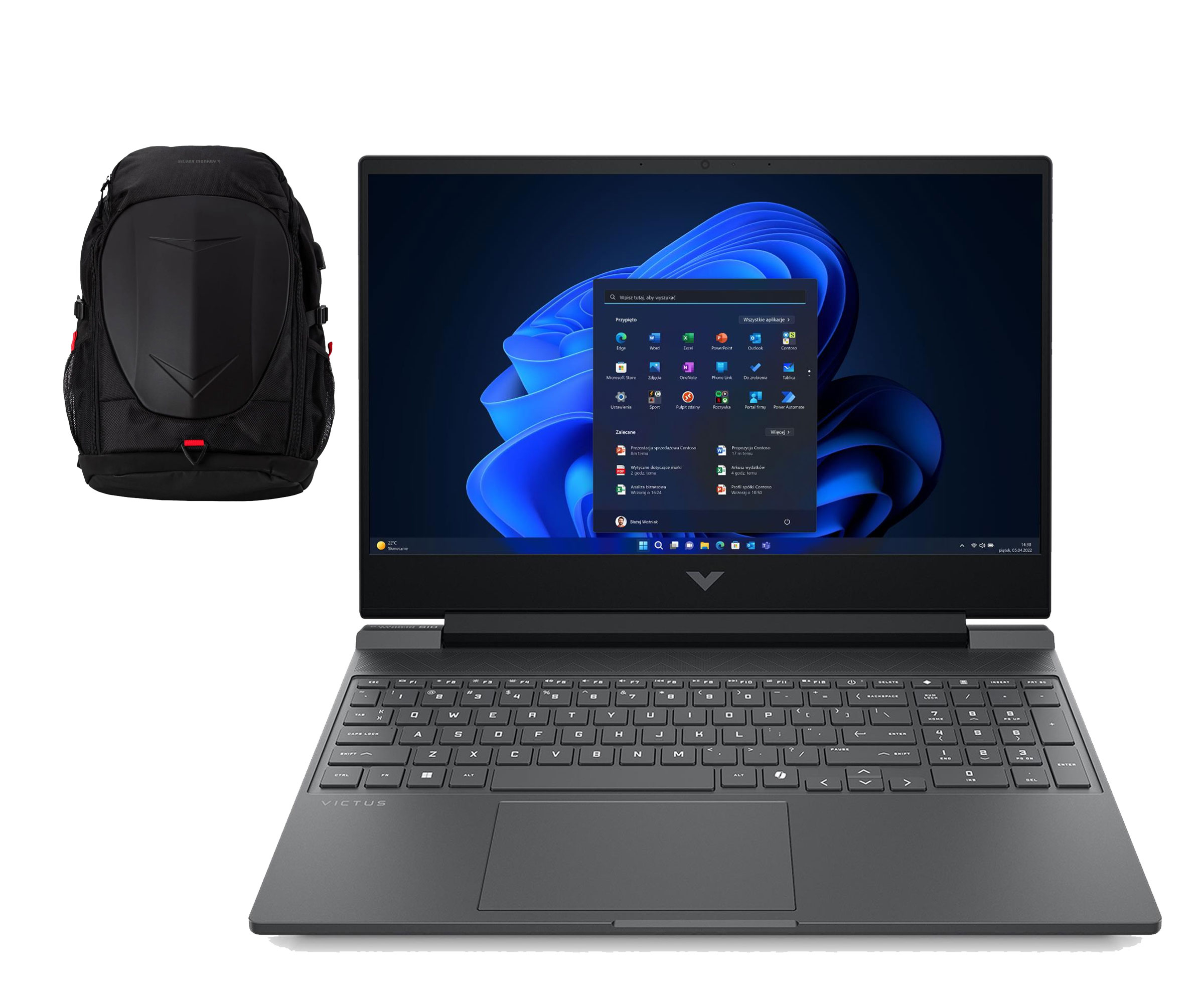HP VICTUS 15 i5-13420H/16GB/512/Win11 RTX4050 144Hz Zestaw