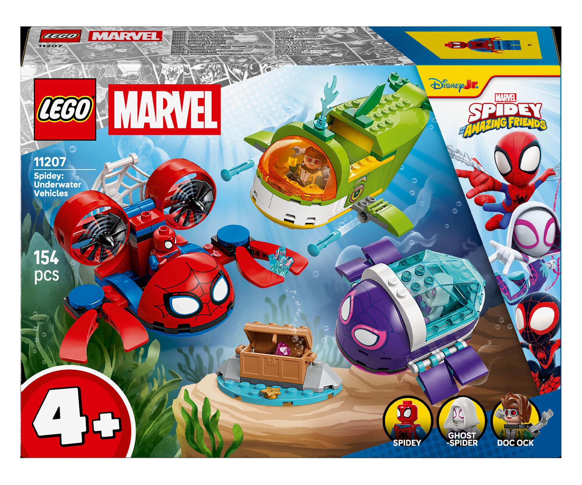 LEGO Marvel 11207 Spidey: podwodne pojazdy dla dzieci