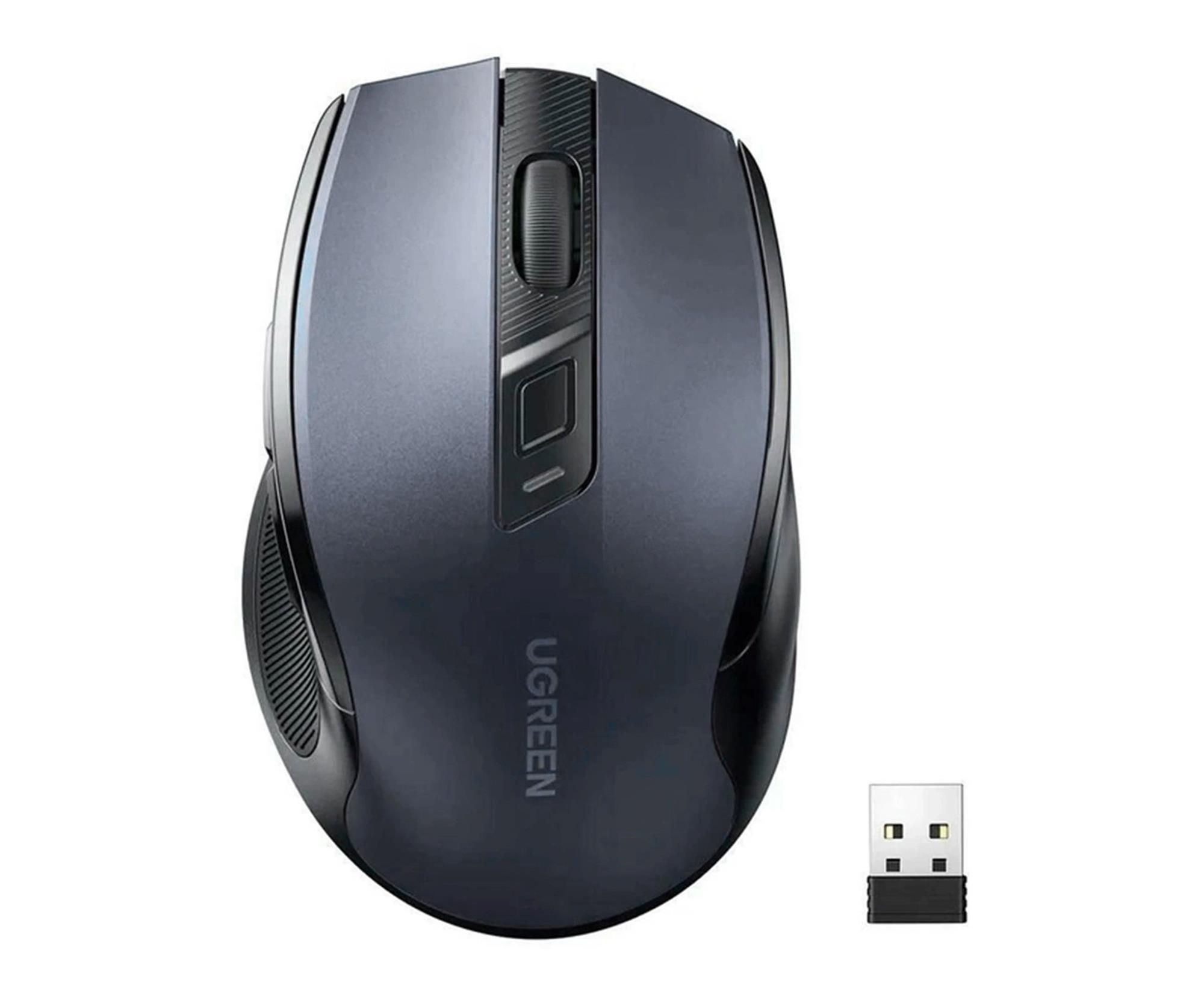 UGREEN Bezprzewodowa mysz 2.4 GHz + Bluetooth 5.0 czarny