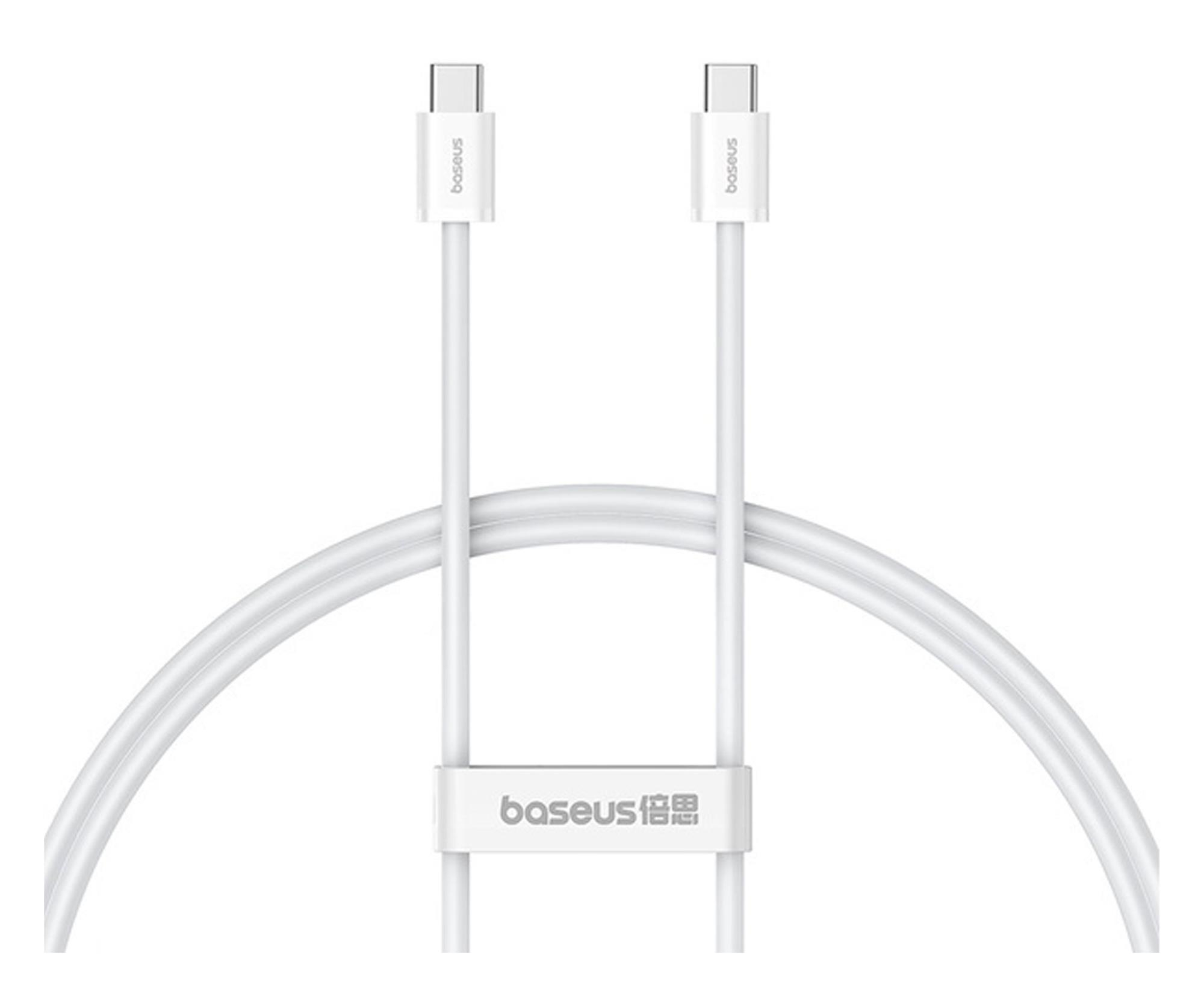 Baseus Kabel Superior Series ll USB-C - USB-C 30W 480Mb/s 1m biały