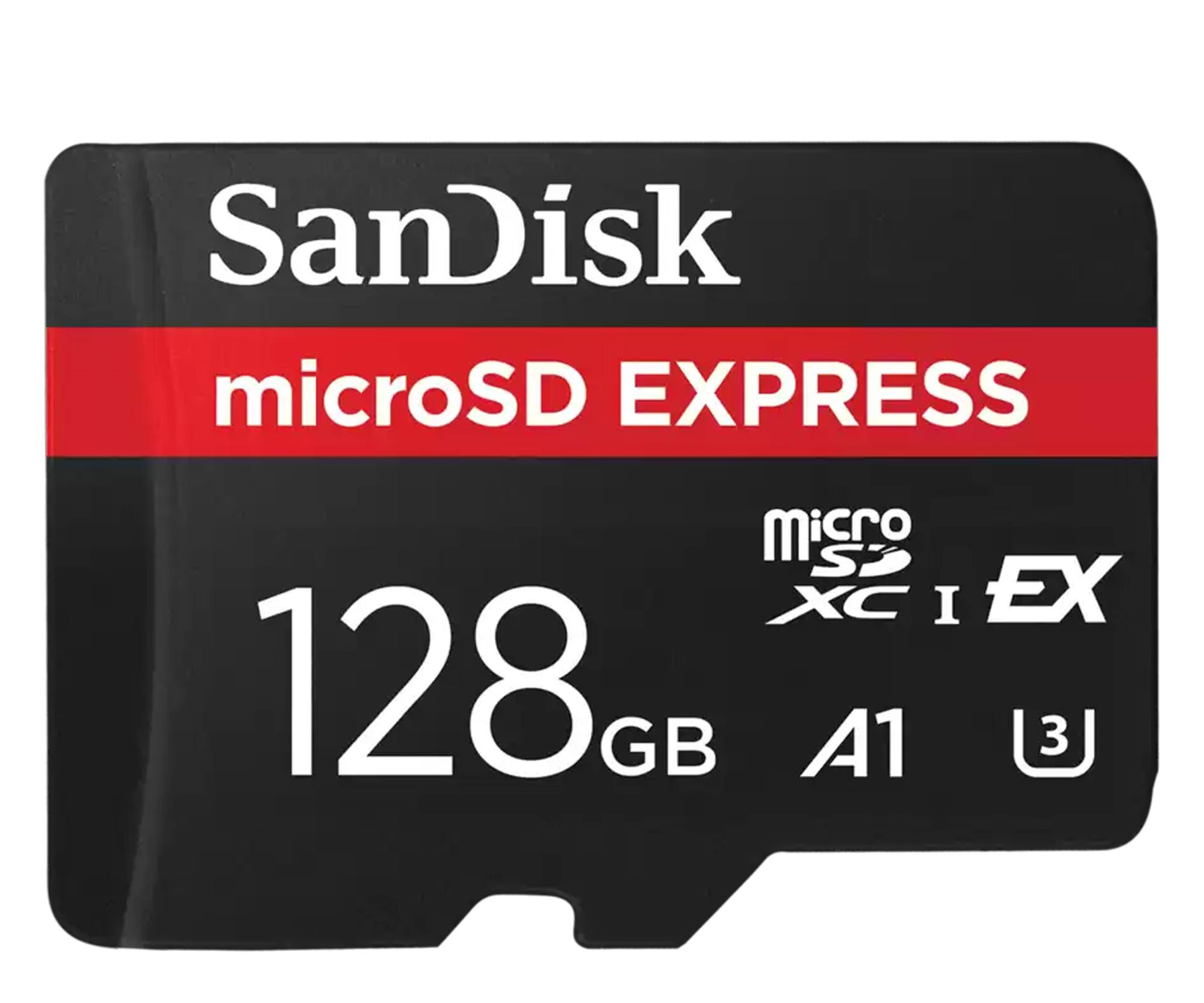 Sandisk EXPRESS microSDXC 128GB (880/480 MB/s) EX C10 U3 UHS-I
