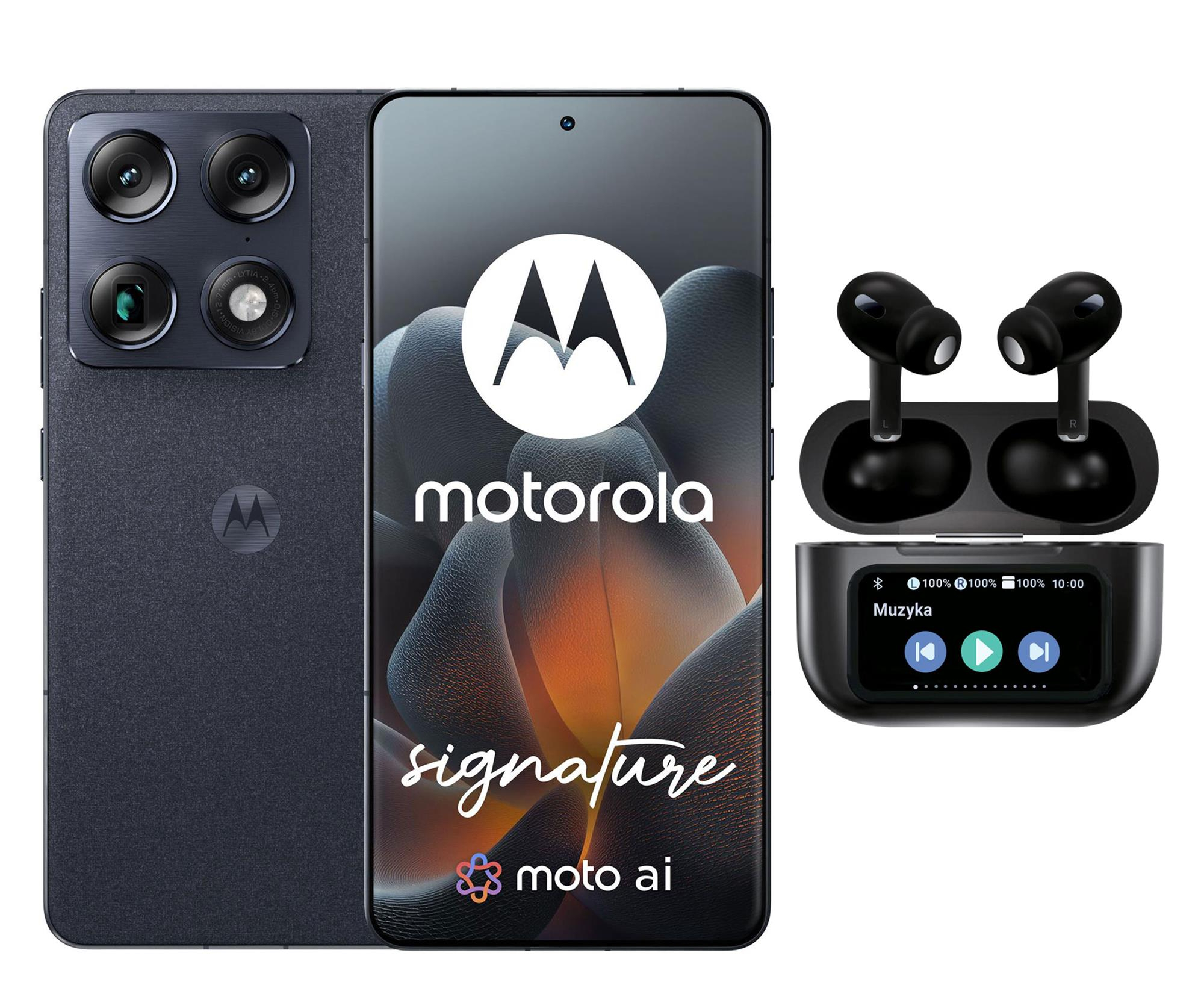 Motorola Signature 5G 16/512GB Carbon 165Hz + Smart Buds Pro