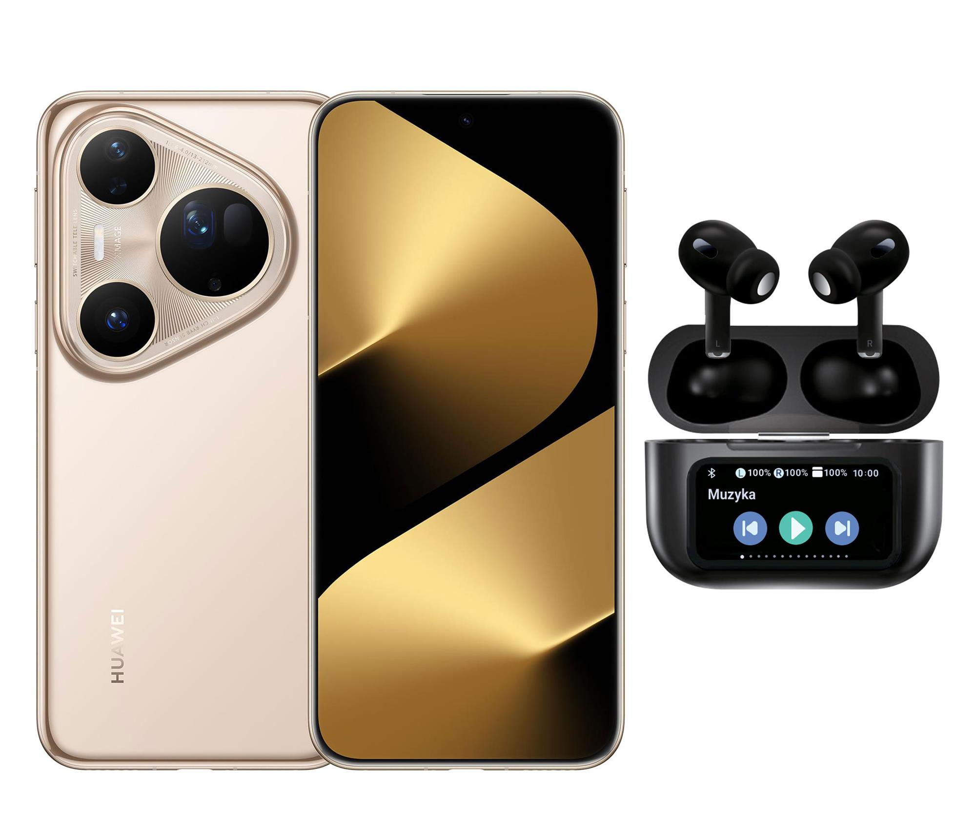 Huawei Pura 80 Ultra 16/512GB złoty 120Hz + Smart Buds Pro