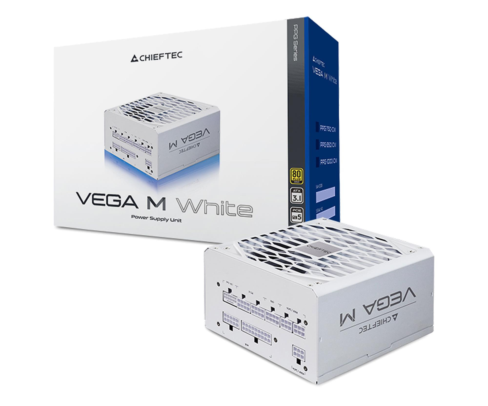 Chieftec Vega M 1000W 80 Plus Gold White