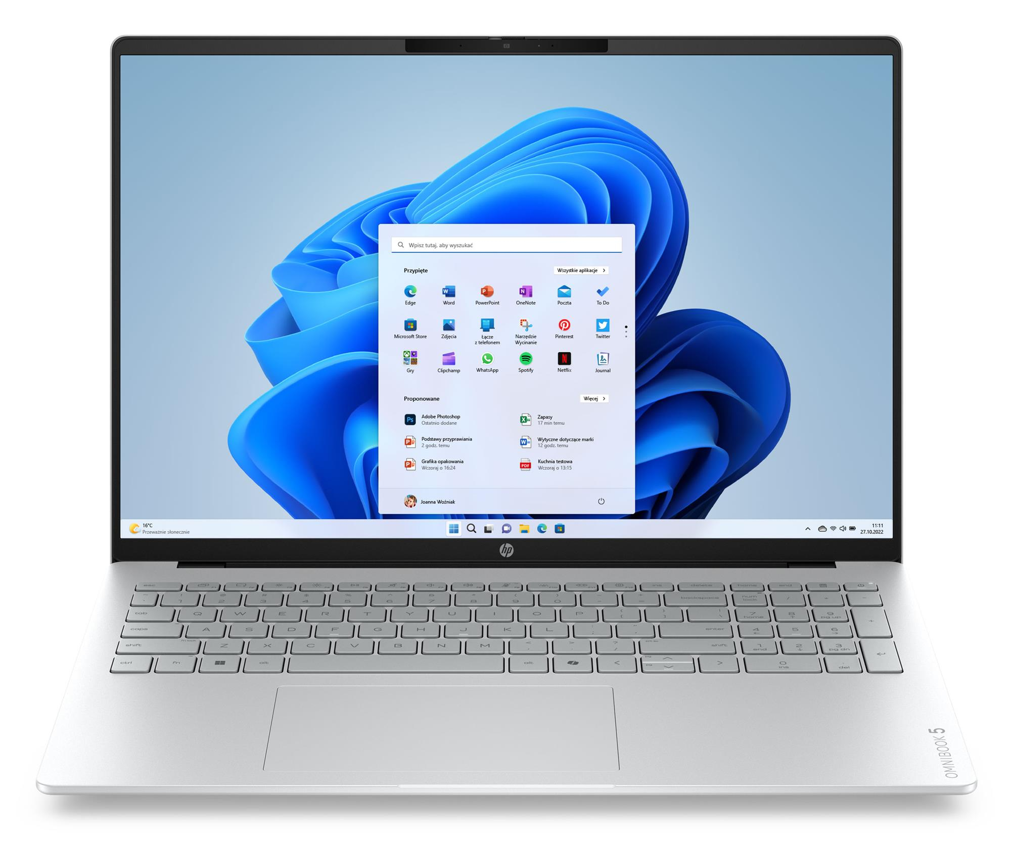 HP Omnibook 5 16 Ryzen 7-250/16GB/512/Win11 OLED