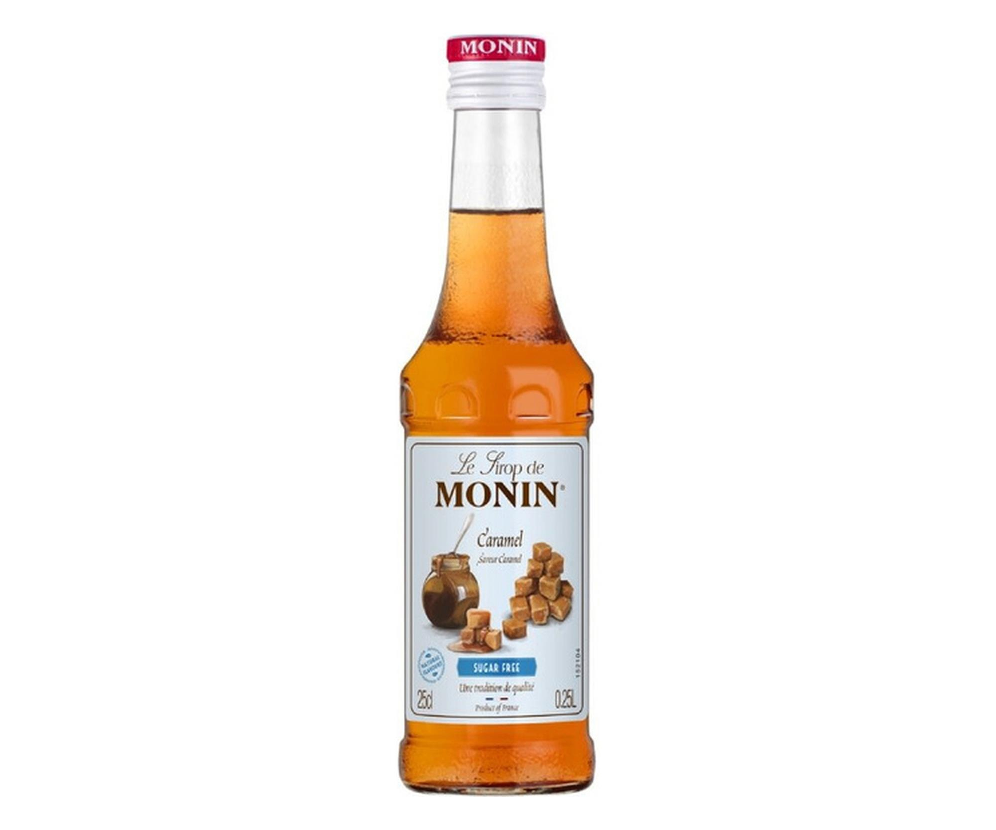 MONIN CARAMEL SUGAR FREE - syrop bezcukrowy karmelowy 0,25l