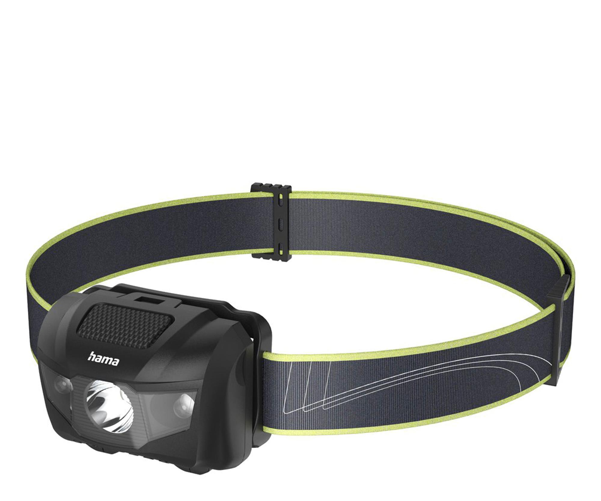 Hama Latarka czołowa led hl200, 200lm, 4 tryby świecenia, ipx3