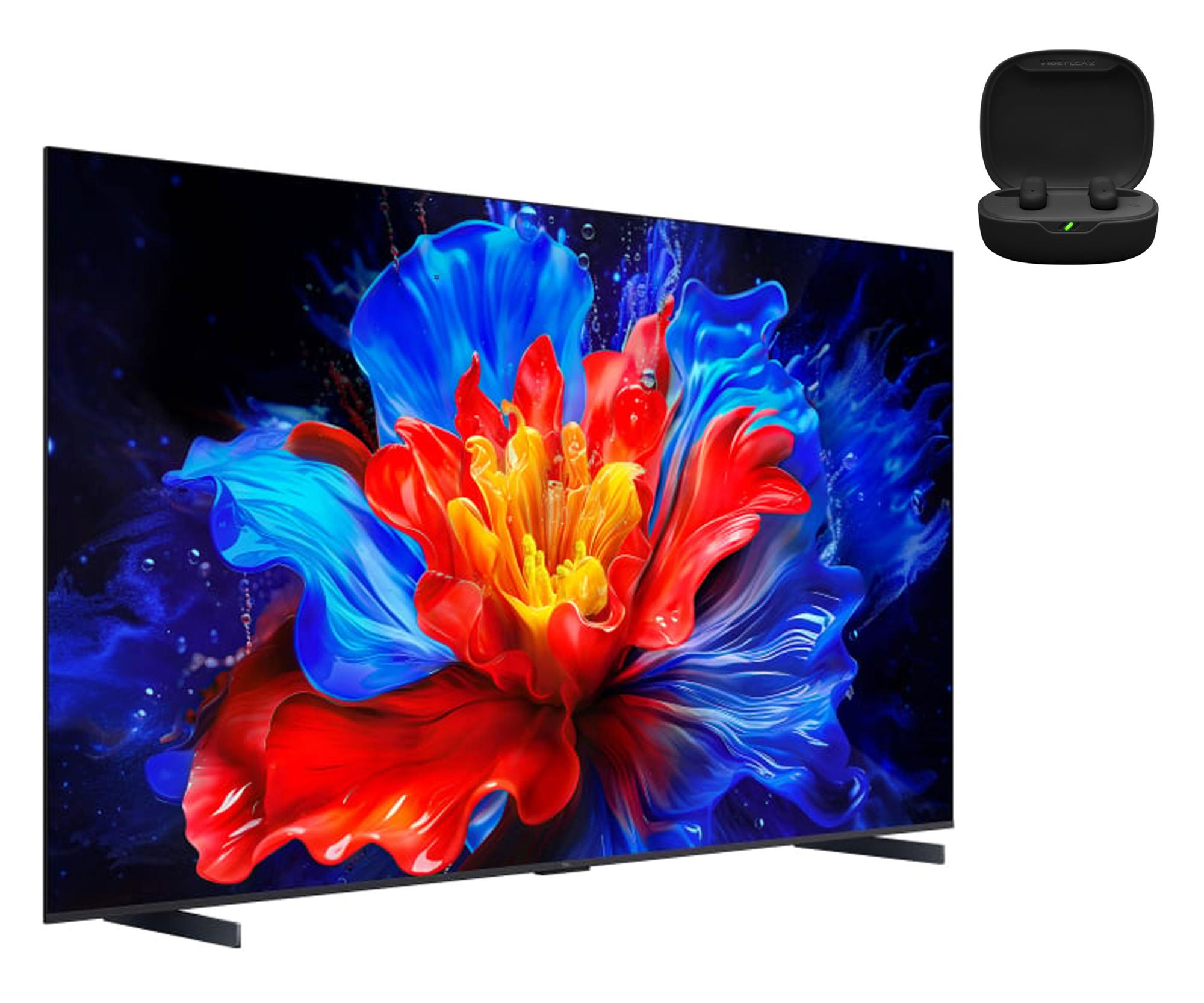 TCL 65P81K 65" QLED 144 Hz 4K Google TV + Vibe Flex 2 Czarne