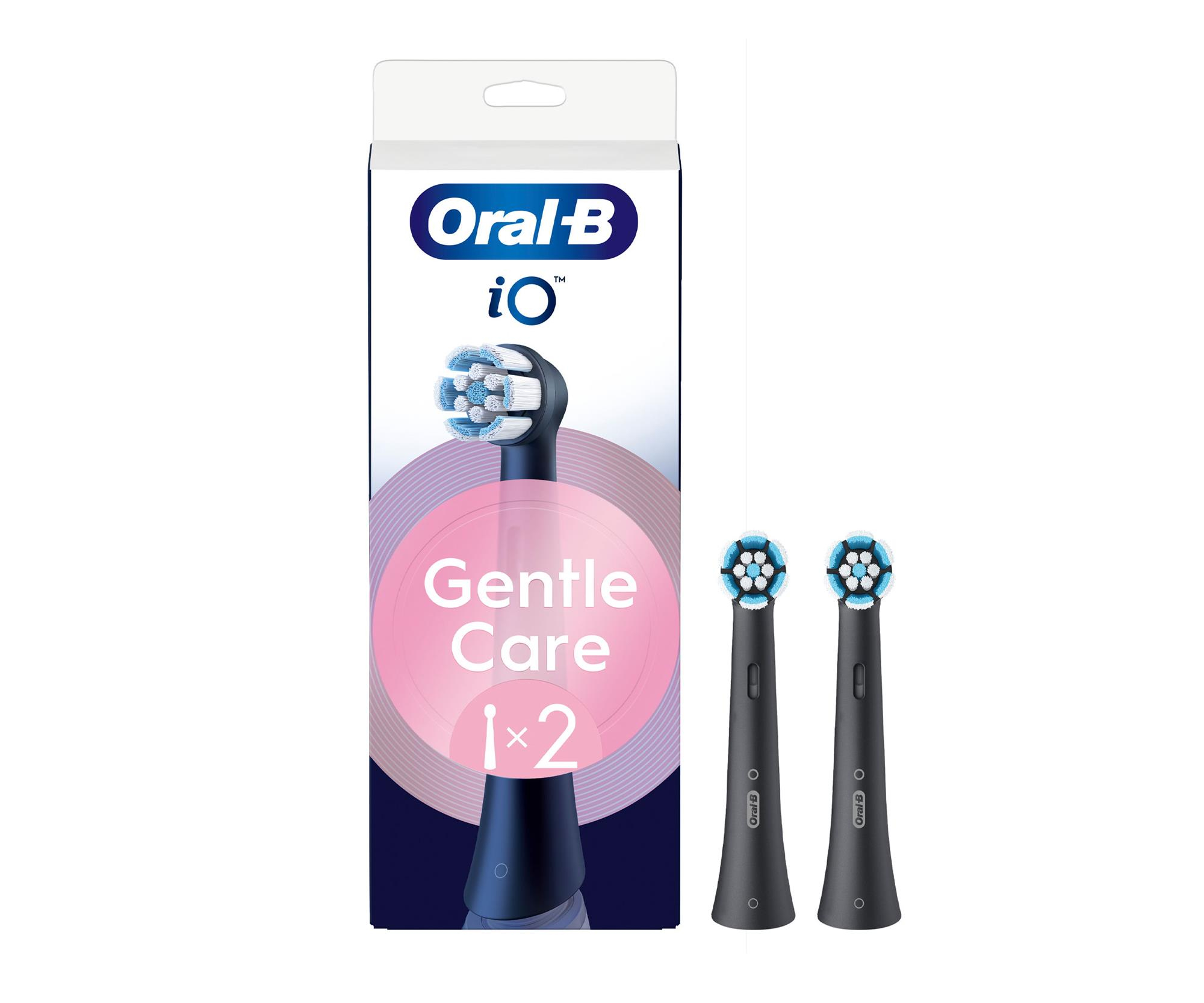 Oral-B Końcówki do szczoteczki ORAL-B iO Gentle Care Black (2 szt.)