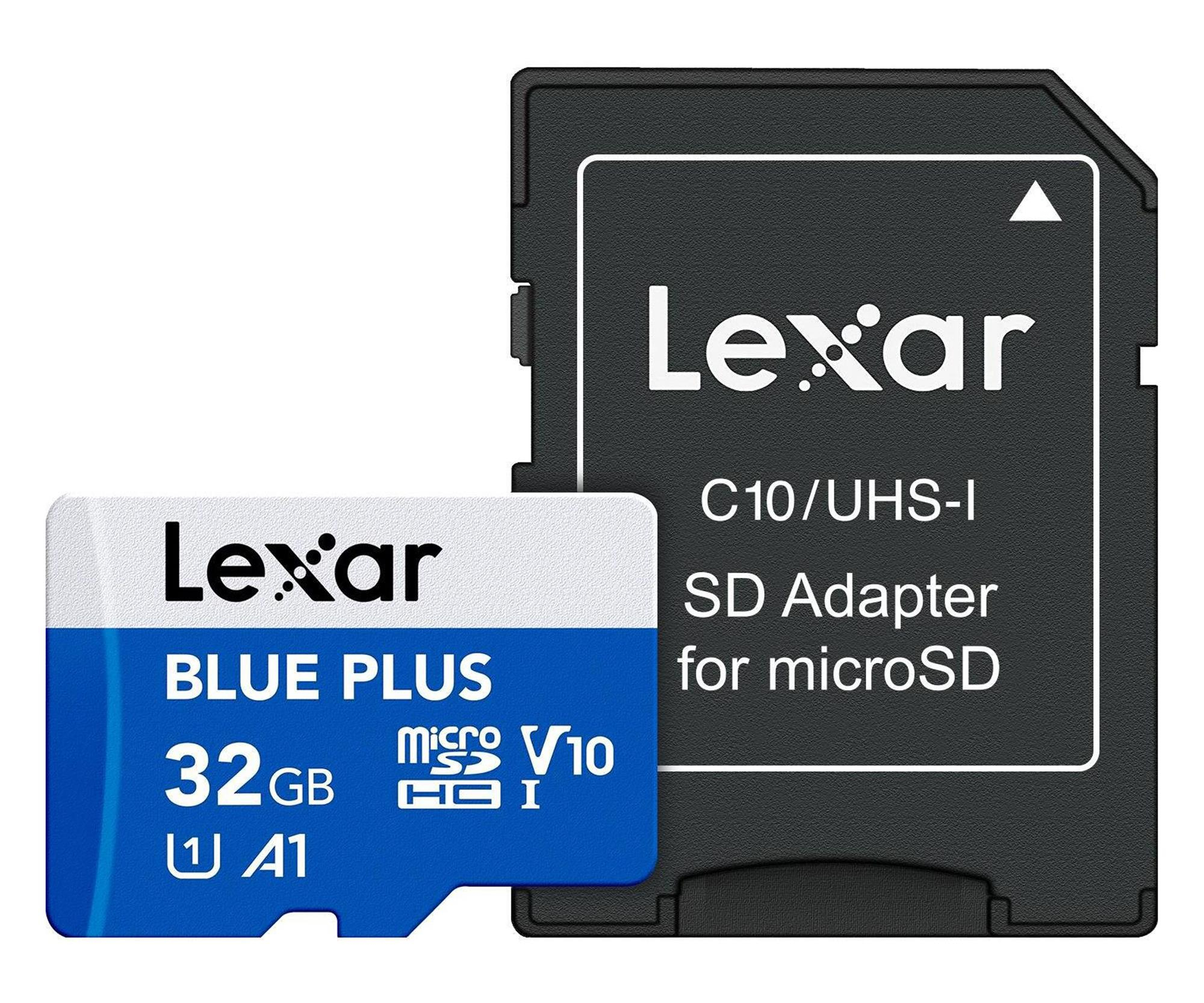Lexar 32GB microSDHC Blue Plus UHS-I A1 V10