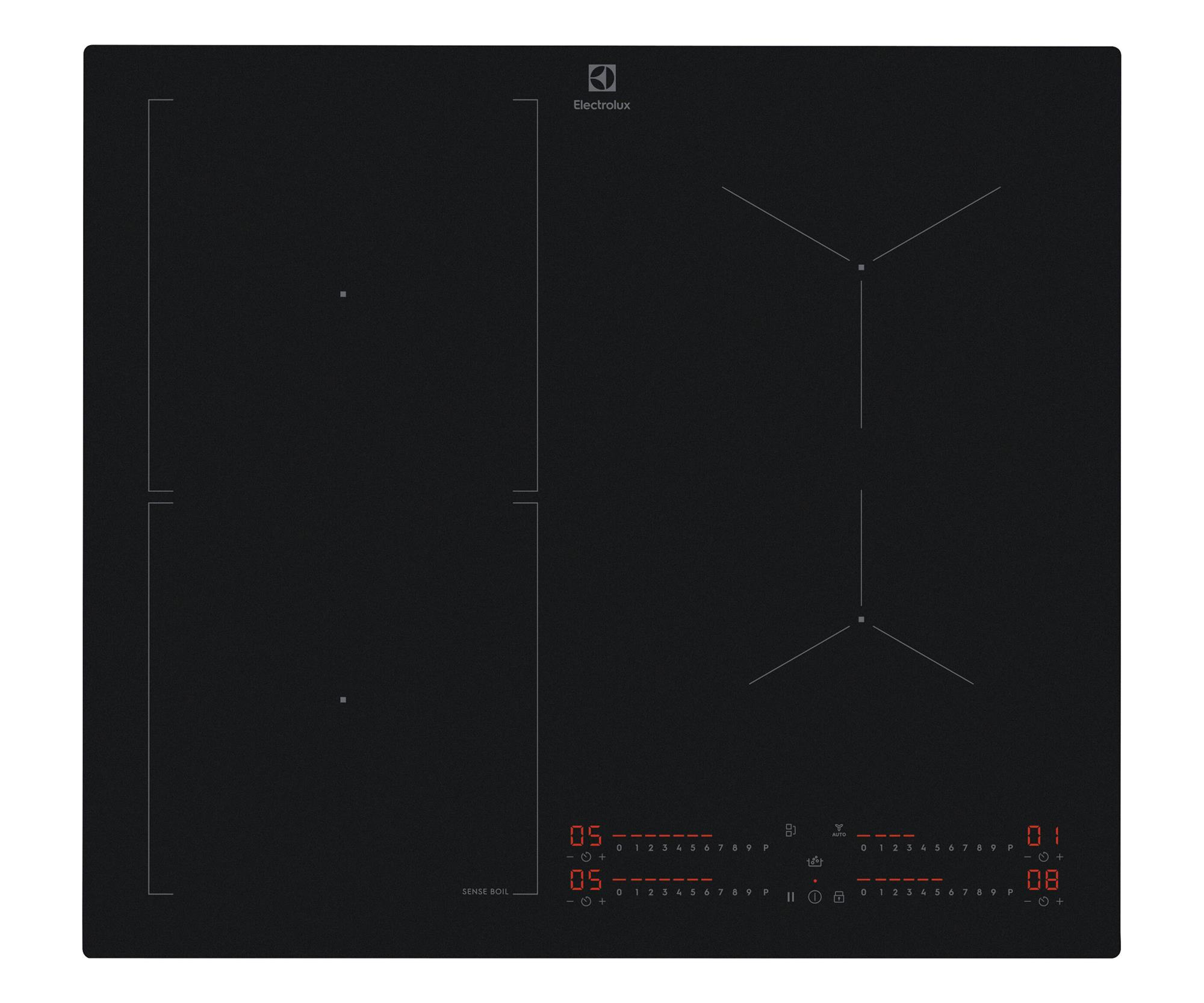 Electrolux EIS62453 SenseBoil Hob2Hood Bridge Czarny