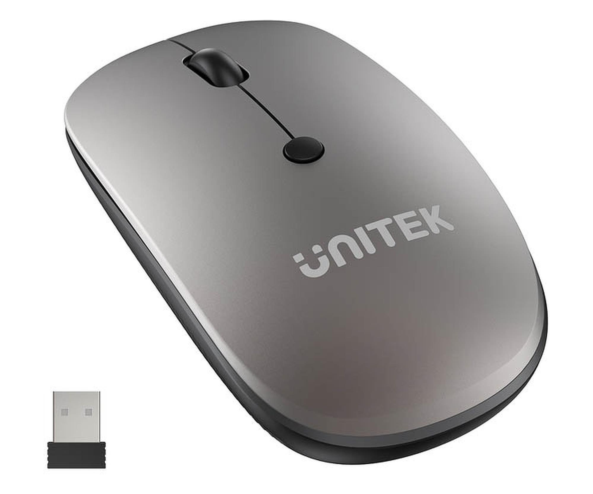 Unitek Bezprzewodowa mysz optyczna biurowa 2.4GHz