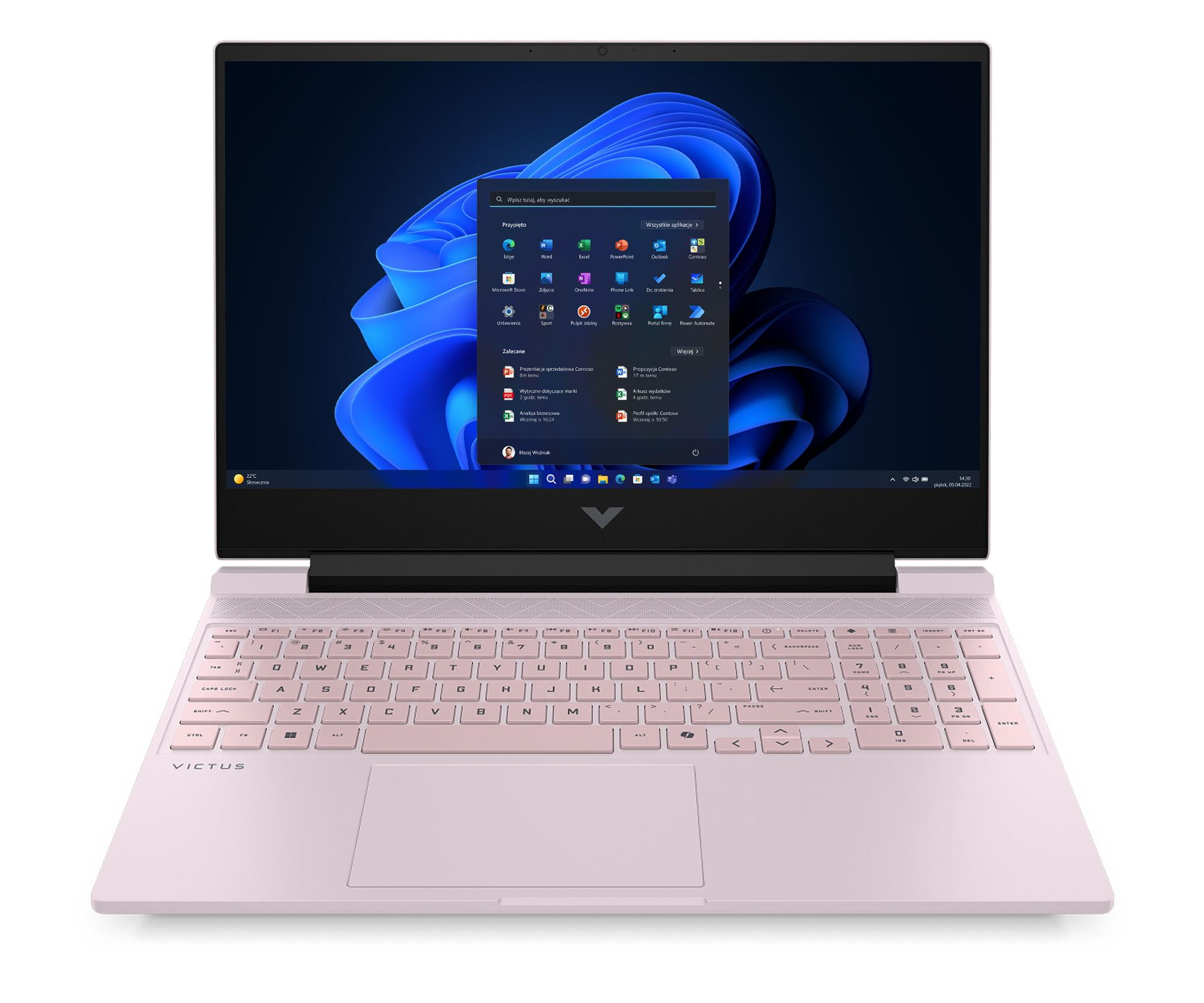 HP Victus 15 Core 7-240H/16GB/512/Win11 RTX5060 144Hz Różowy