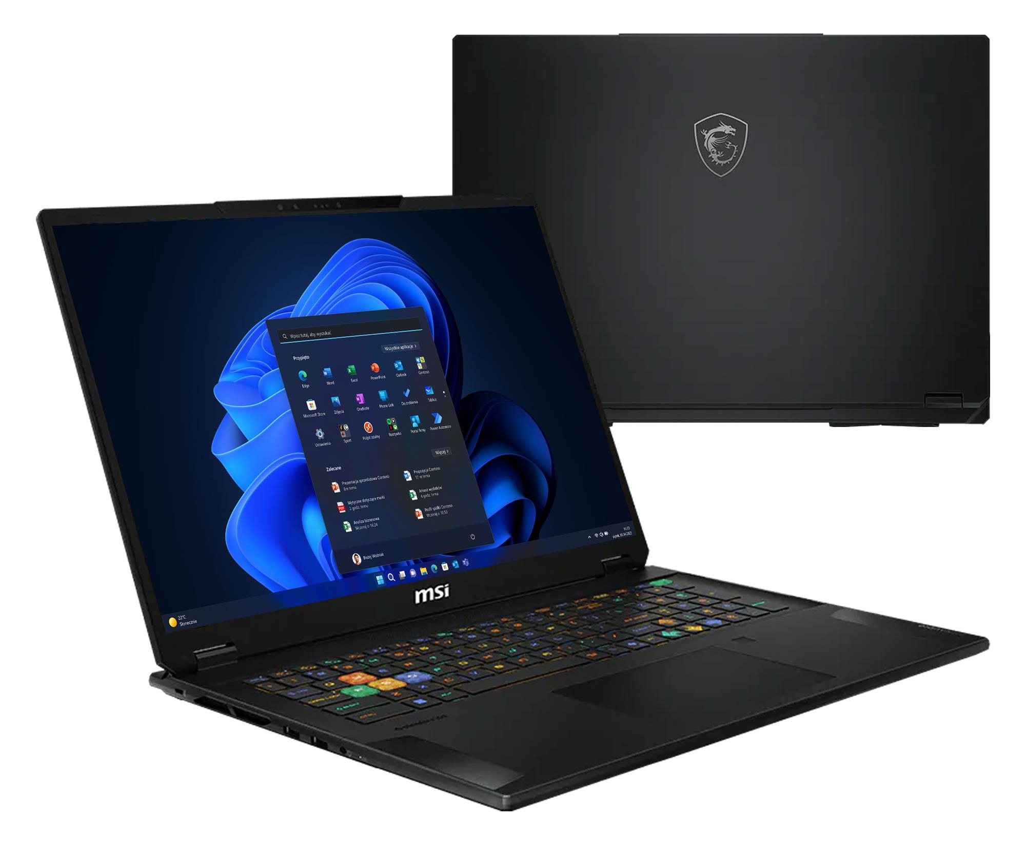 MSI Stealth A18 AI+ Ryzen AI 9 HX 370/32GB/2TB/Win11P RTX5090