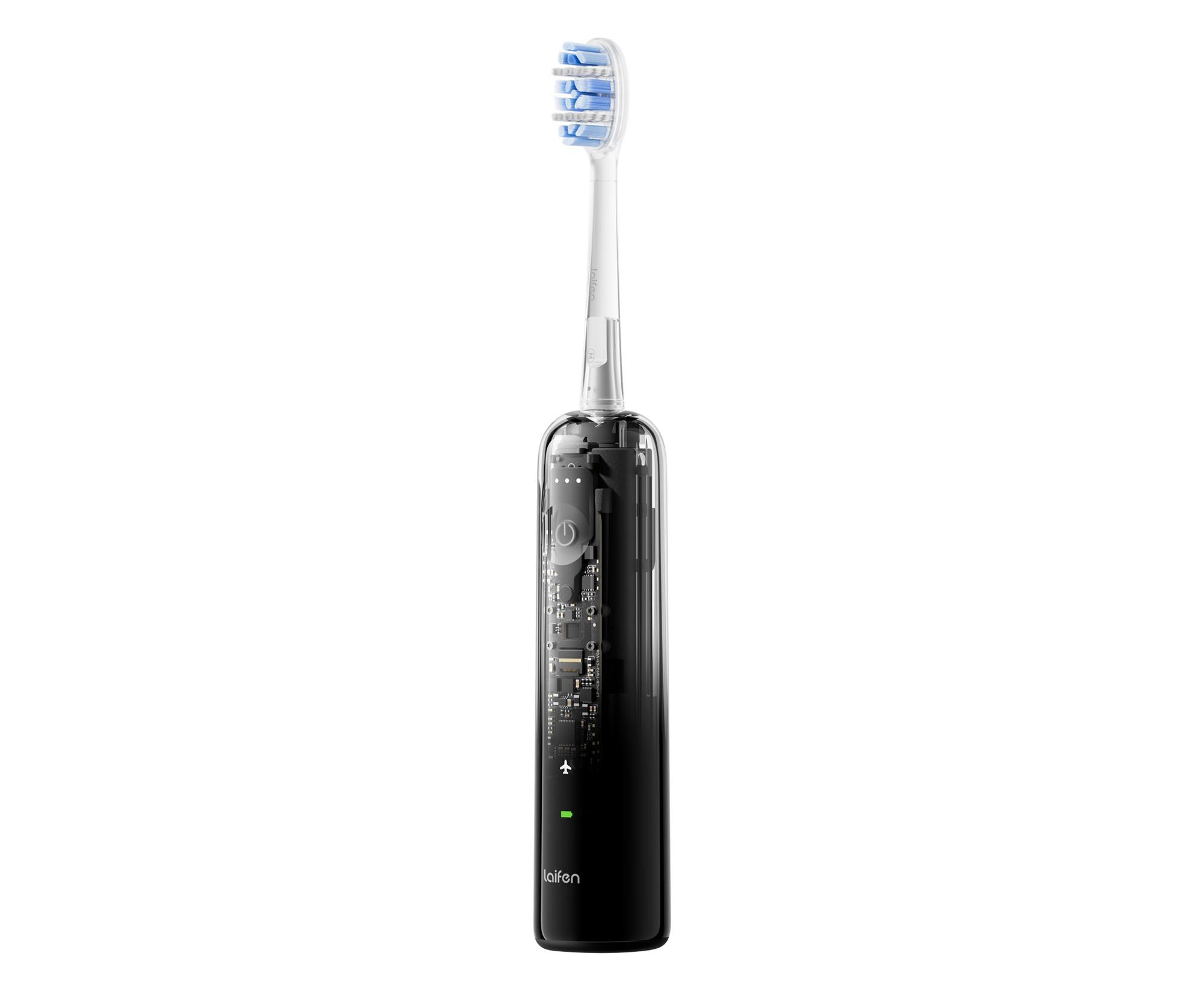 Laifen Szczoteczka soniczna Wave Pro transparent czarna