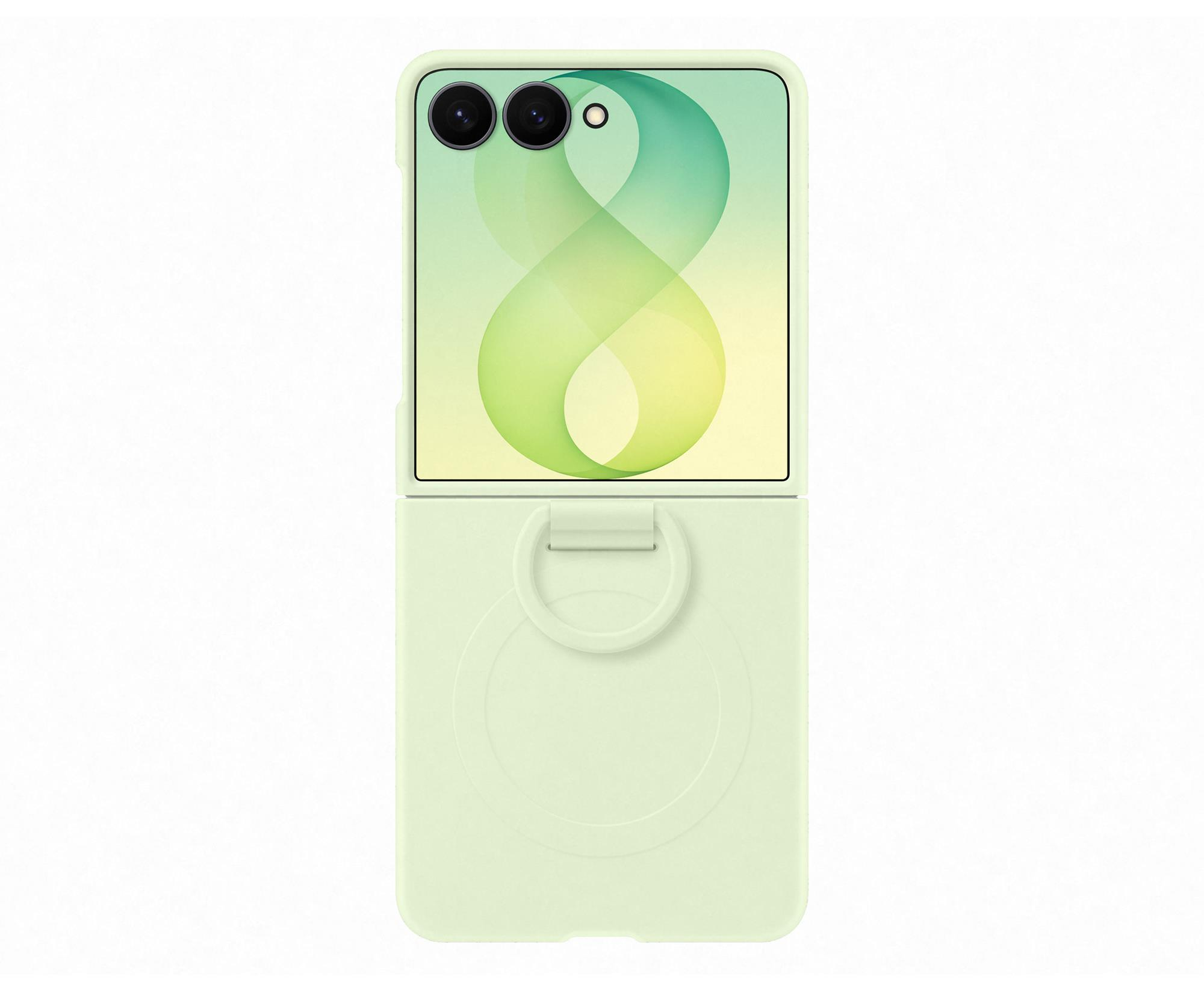 Samsung Silicone Ring Magnet do Flip 8 zielony