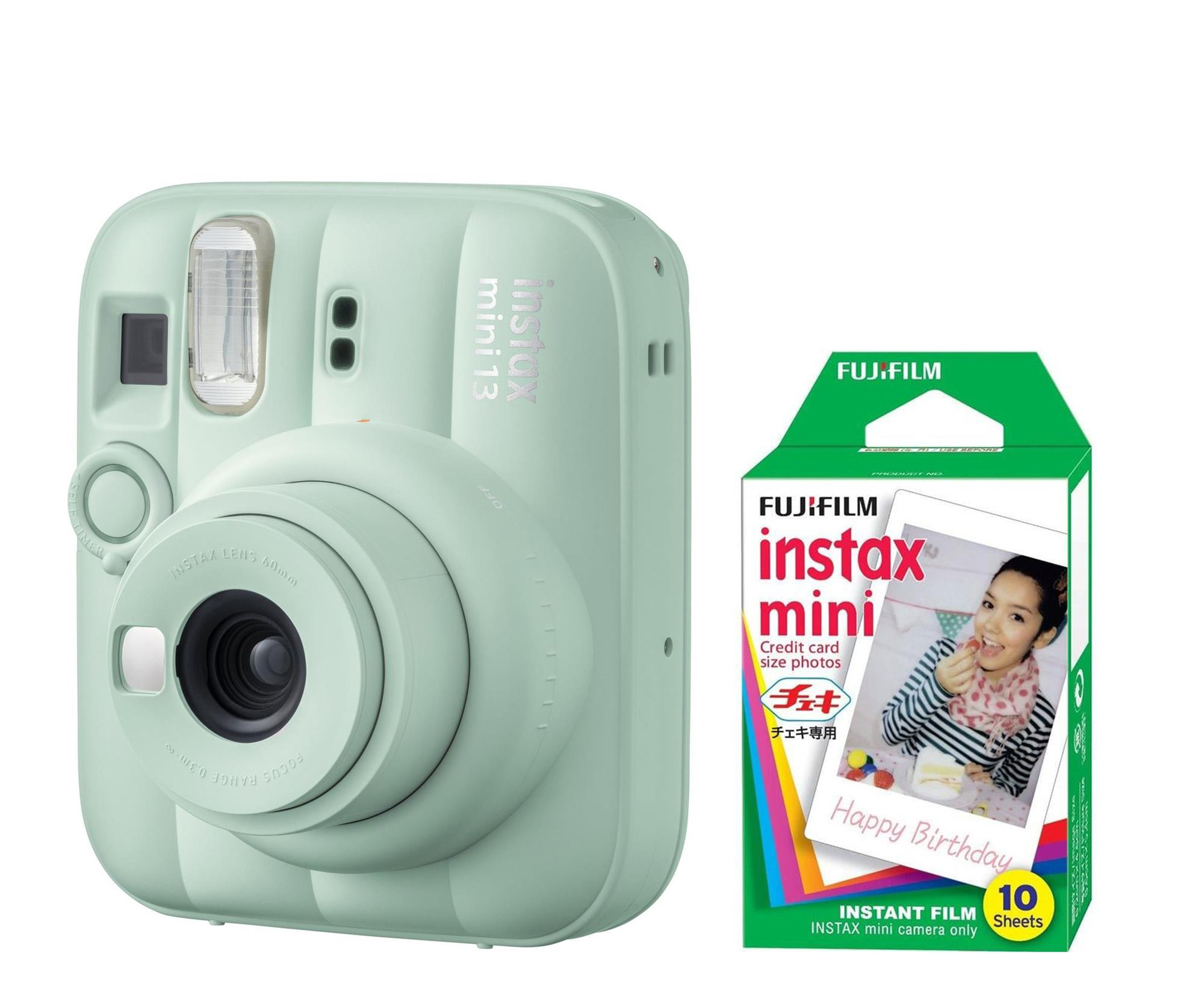 Fujifilm Instax Mini 13 zielony + wkłady (10 zdjęć)