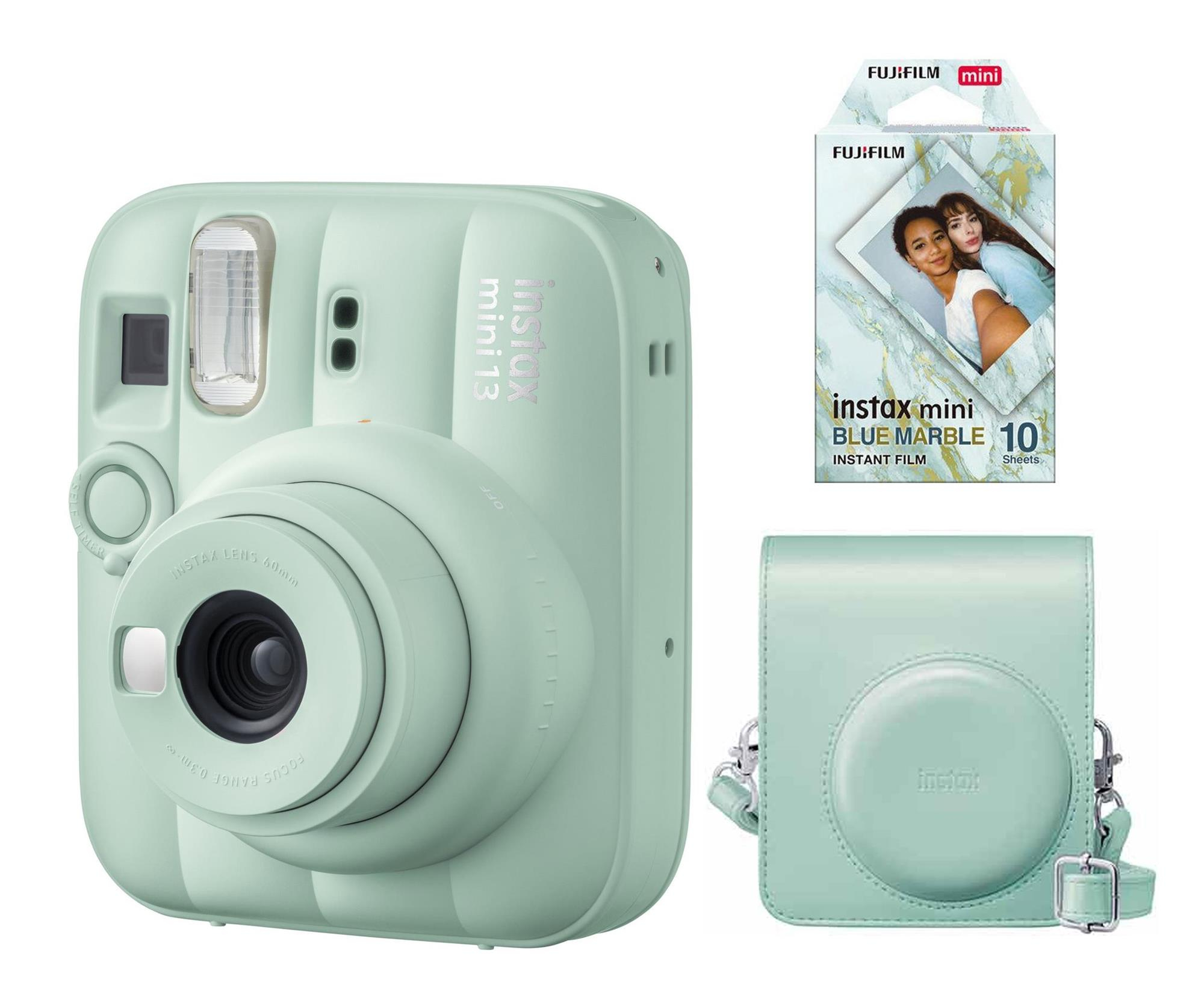 Fujifilm Instax Mini 13 zielony (wkłady + pokrowiec)