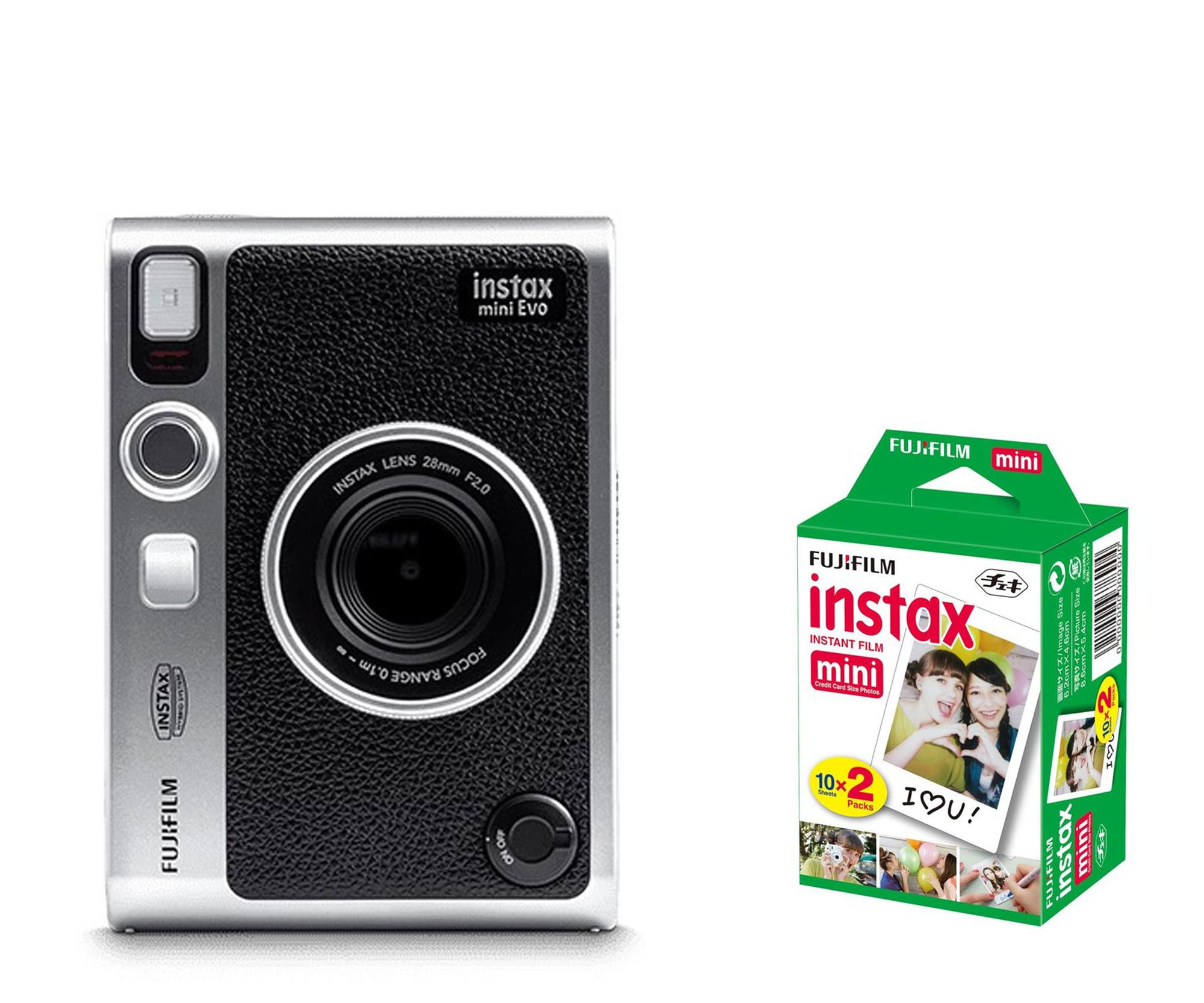 Fujifilm Instax Mini Evo czarny + wkłady (20 zdjęć)