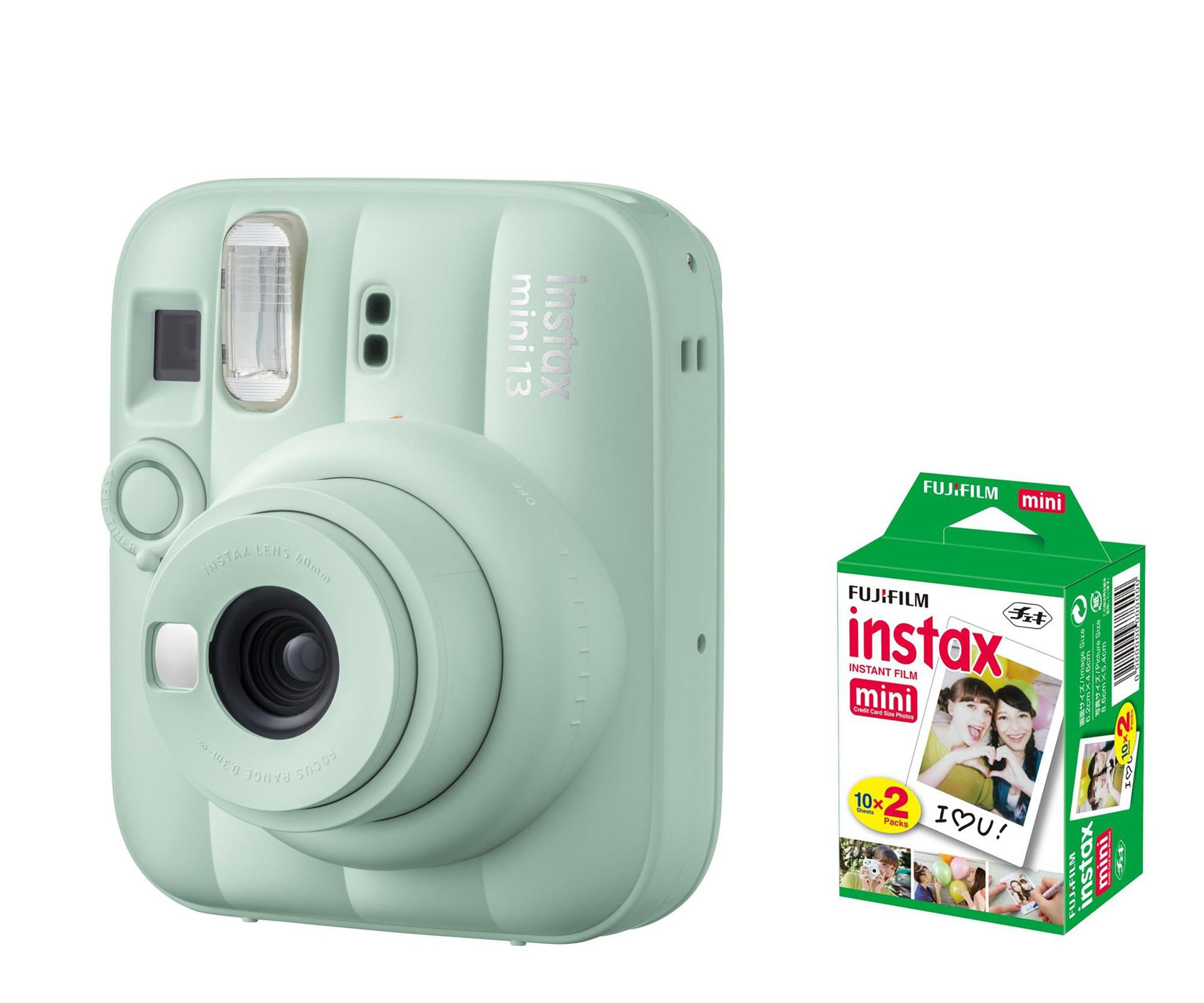Fujifilm Instax Mini 13 zielony + wkłady (20 zdjęć)