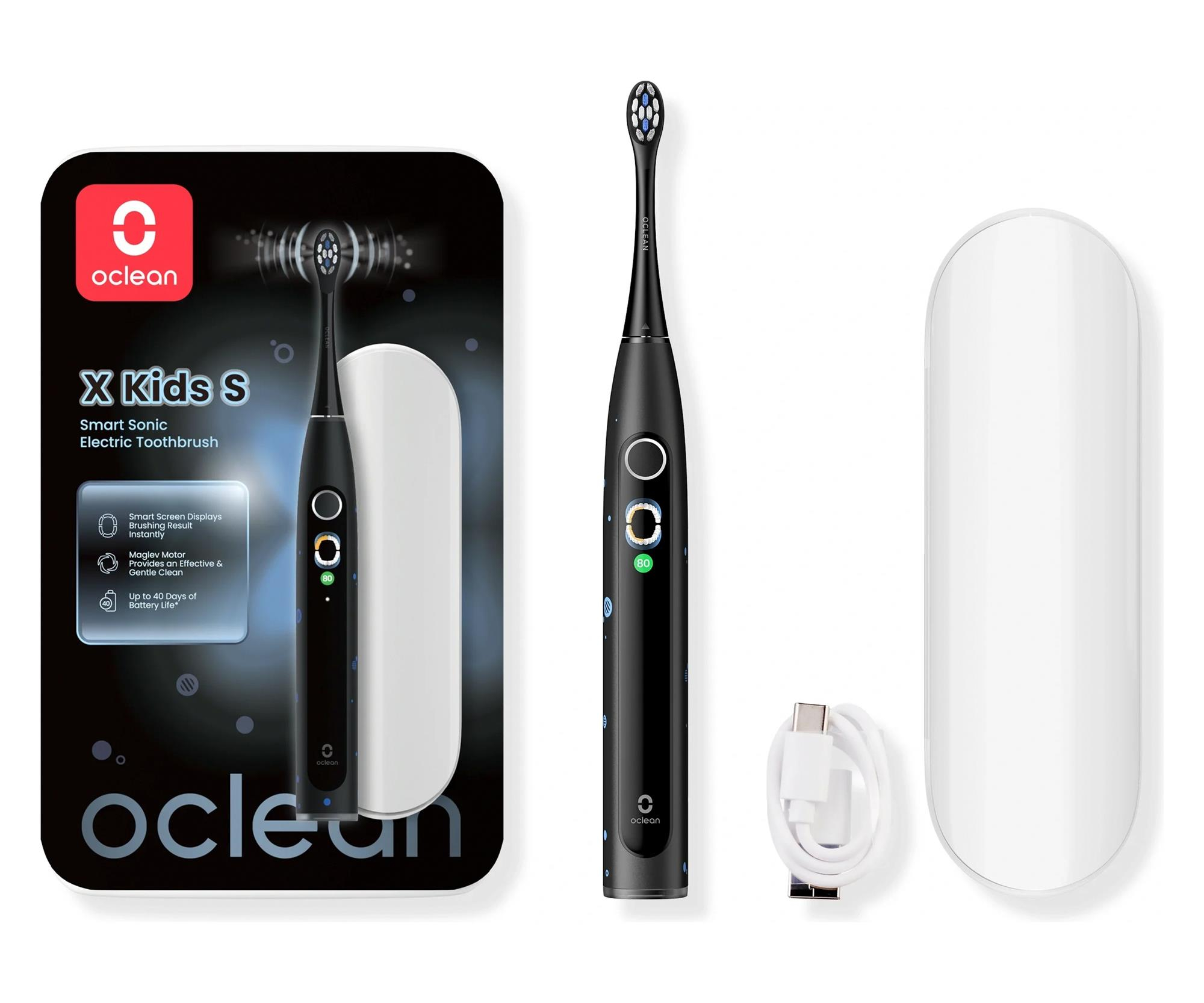 Oclean Oclean Szczoteczka soniczna X Kids S (czarna)
