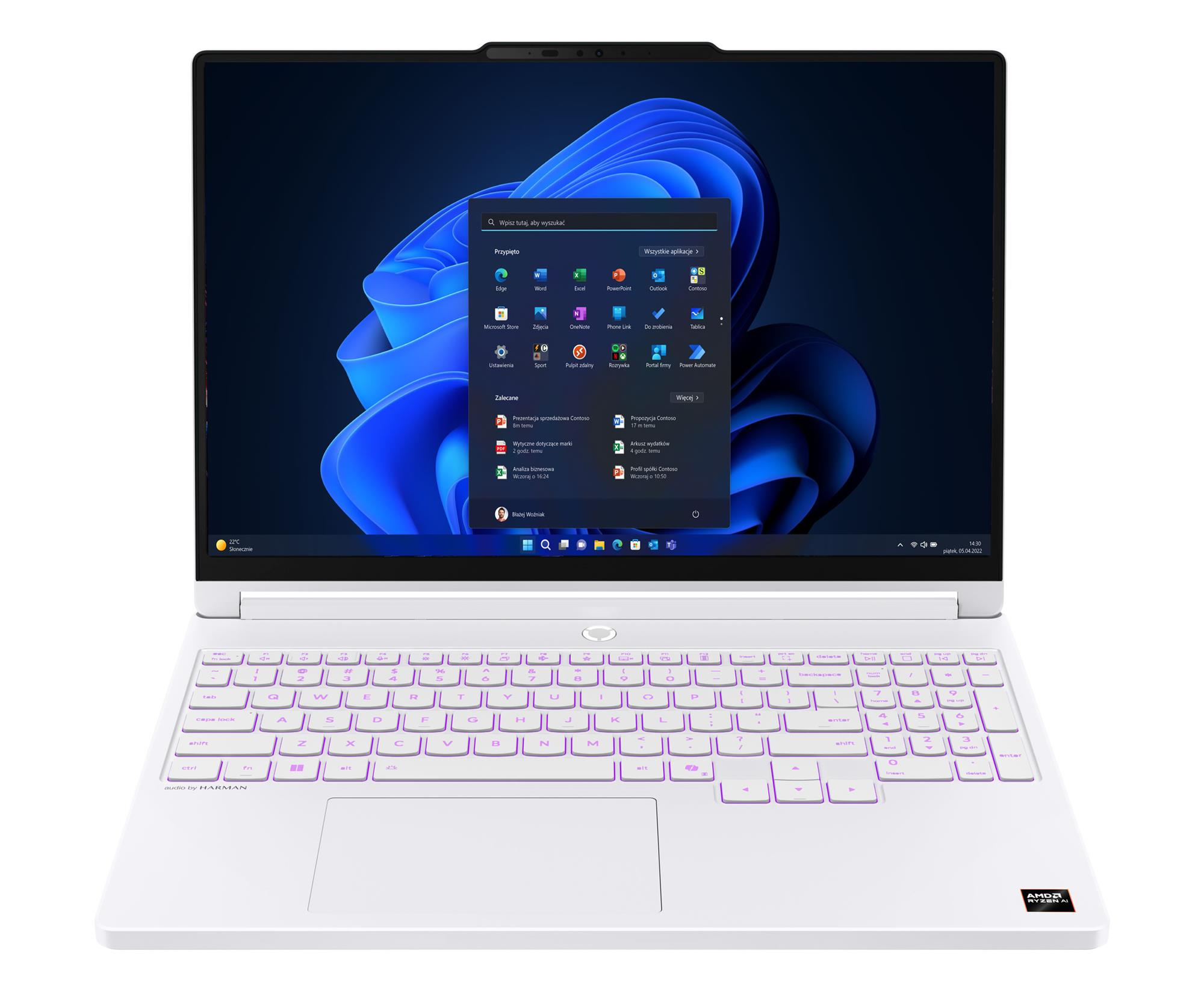 Lenovo Legion 5-15 Ryzen AI 7-450/16GB/512/Win11 RTX5060 Biały