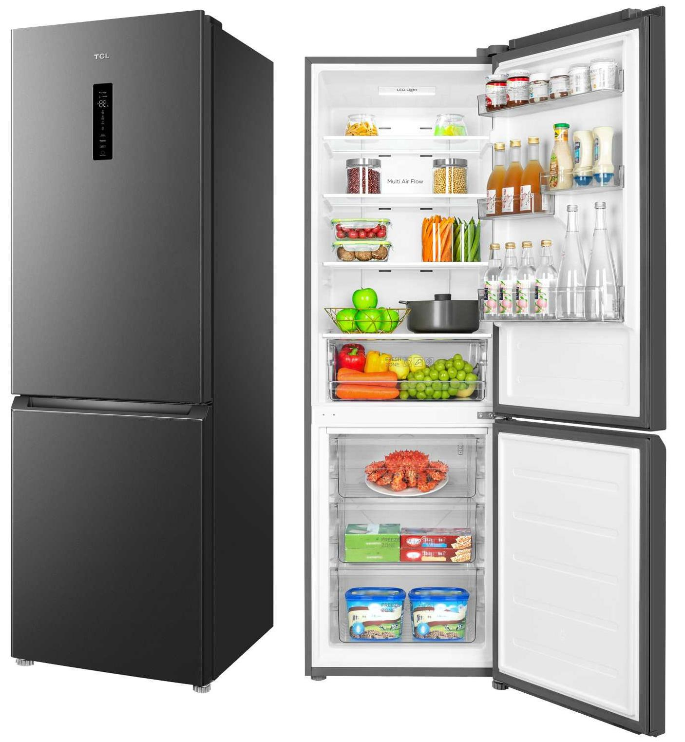 TCL RP318BSE1 No Frost 185cm Ciemne Srebro 318L