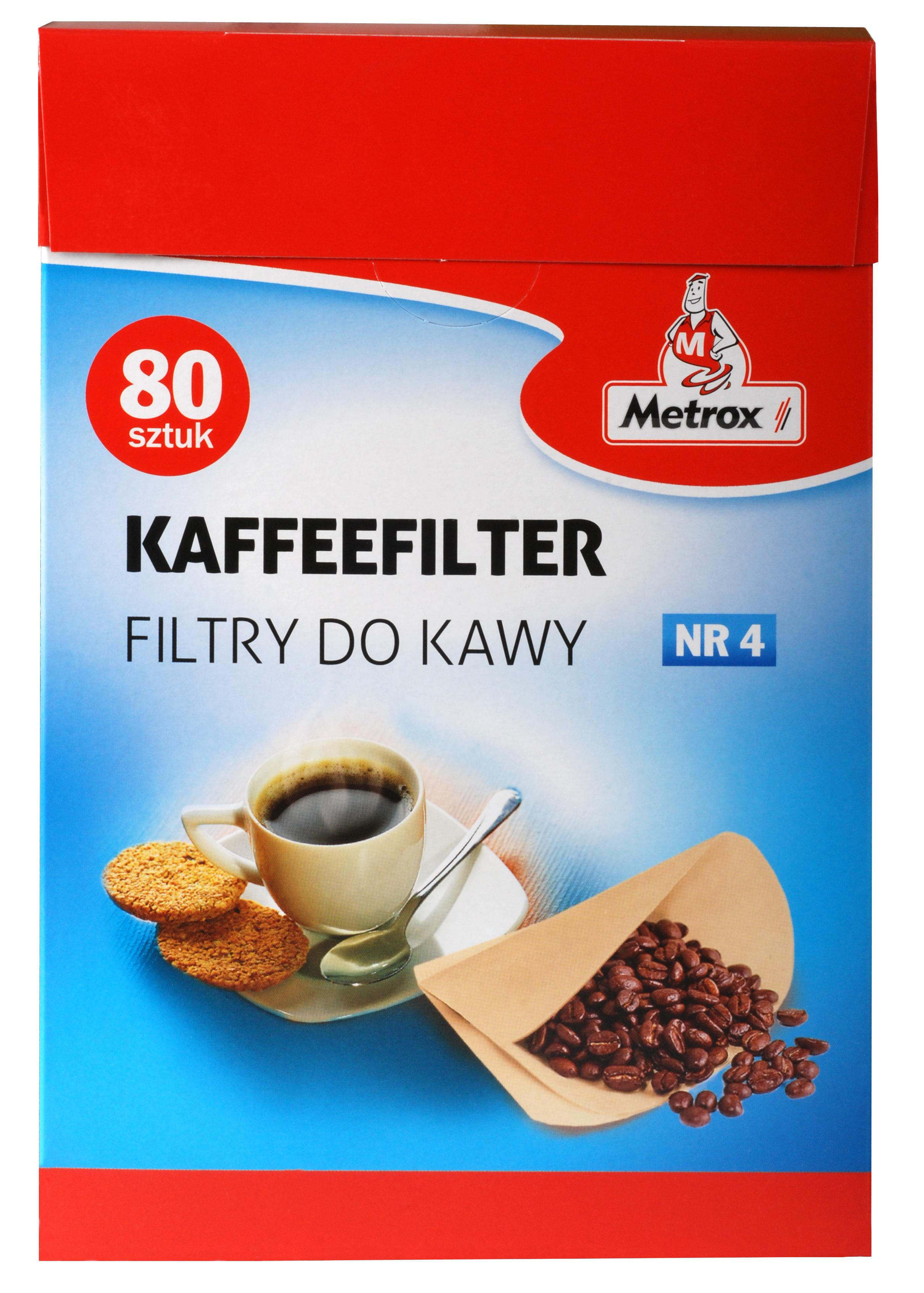 METROX Filtry do kawy 1x4/80