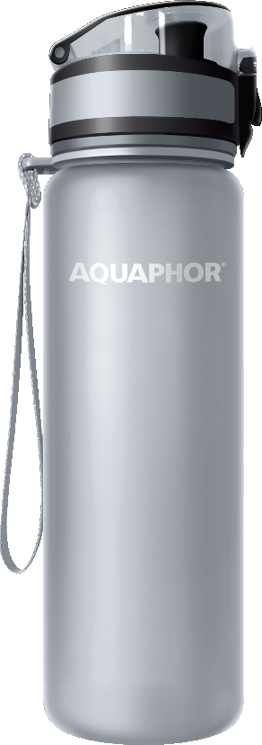AQUAPHOR Butelka filtrująca City 0,5l szara