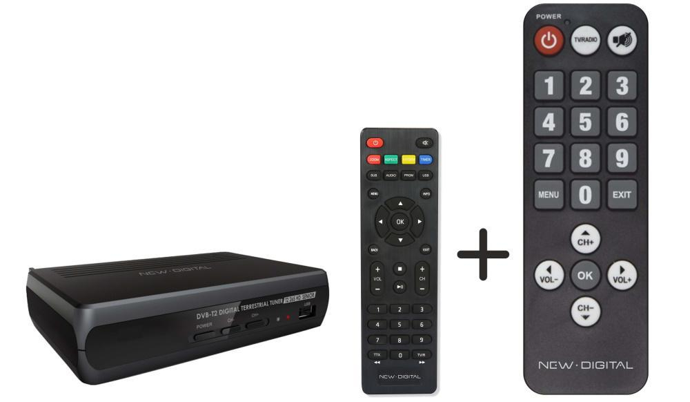 NEW DIGITAL T2 265 HD SENIOR