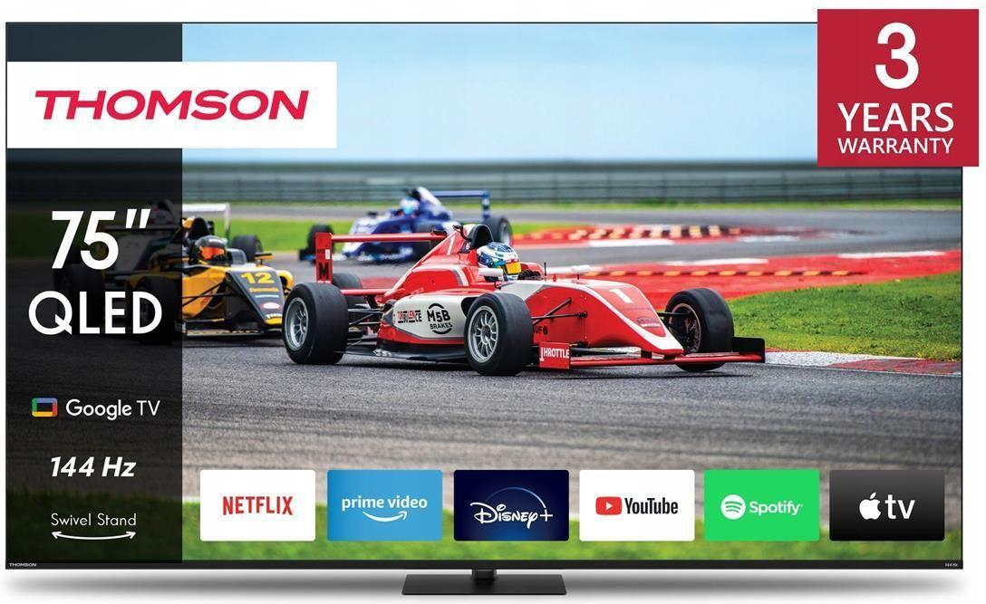 Thomson 75QG7C14 75" QLED 144HZ Google Tv Dolby Vision Dolby