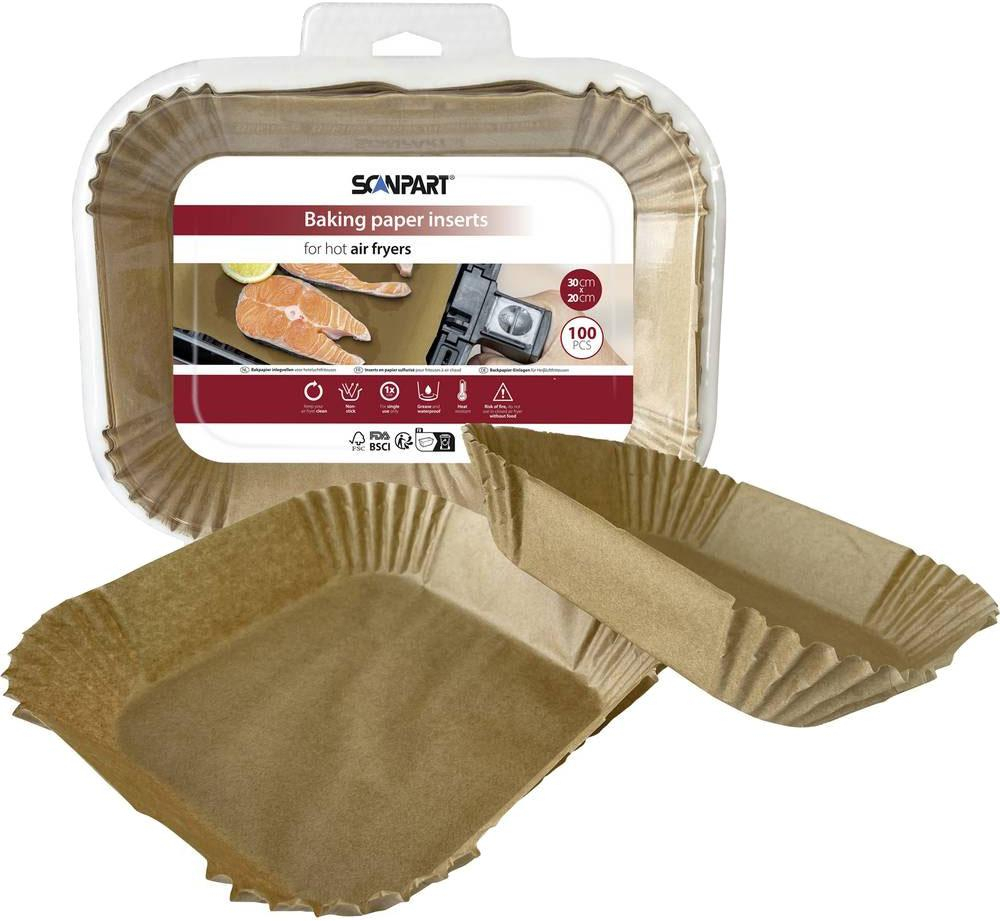 Scanpart Papier do air frayer 310x205 100 szt.