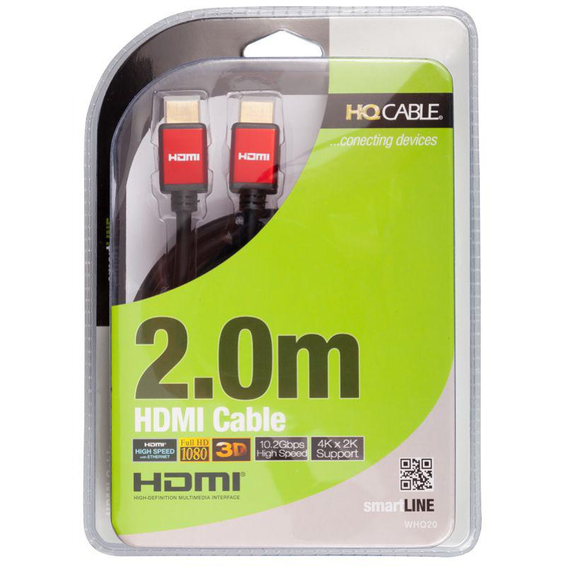 Arkas KABEL HDMI ARKAS WHQ-20 2 m 4K Ethernet #