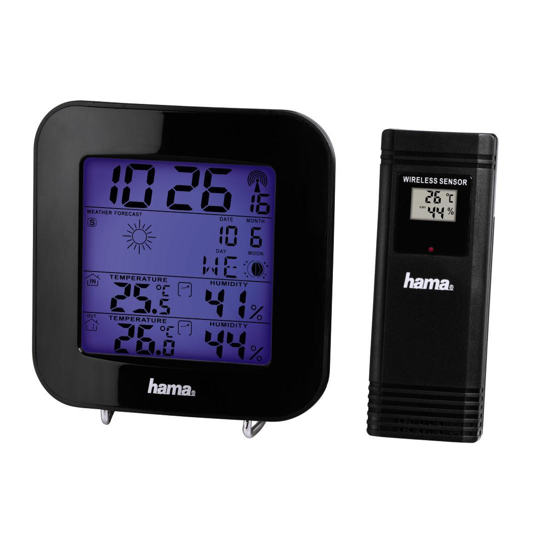 Hama STACJA POGODY HAMA EWS-200, CZARNA#