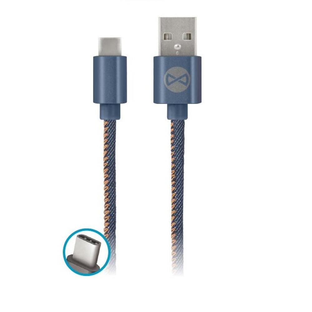 Forever Kabel USB - USB-C 1M FOREVER jeans #