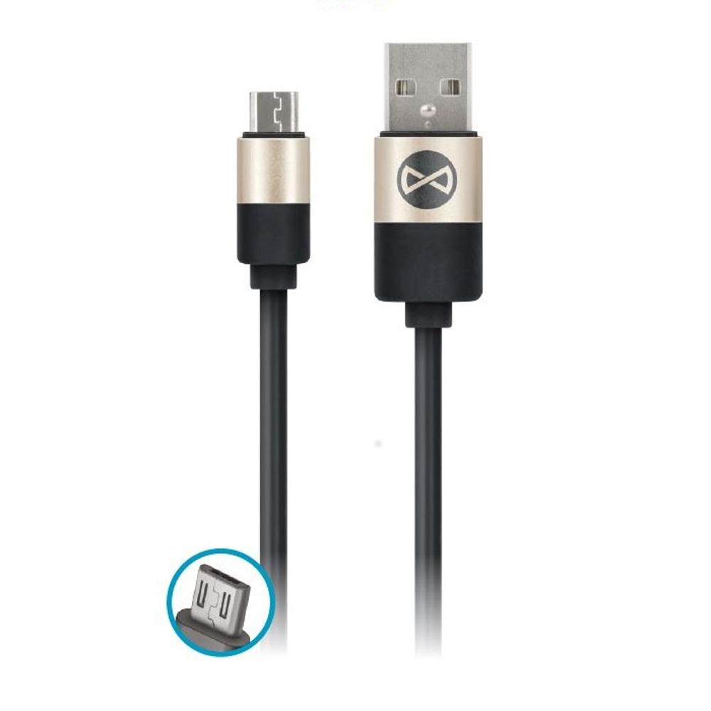 Forever Kabel USB-microUSB 1M FOREVER modern czarny #