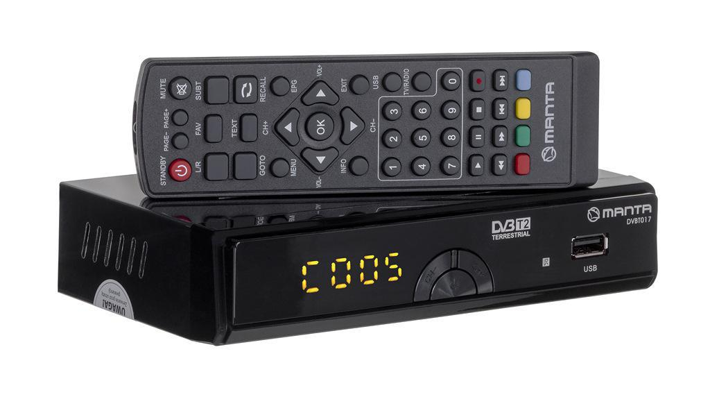 Manta TUNER DVB-T2 MANTA DVBT017 #