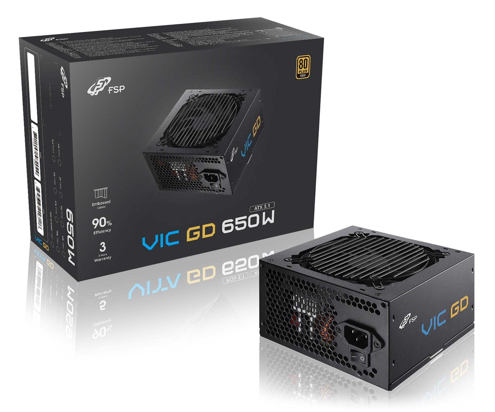 FSP/Fortron VIC 650W 80 Plus Gold ATX 3.1 PCIe Gen 5.1
