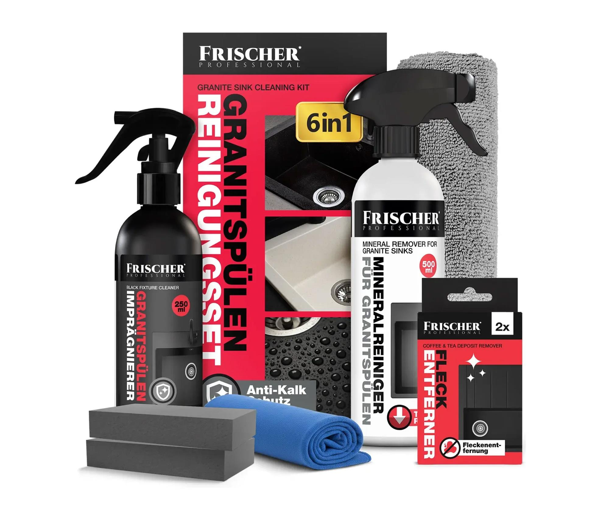 Frischer Professional Zestaw do czyszczenia zlewów granitowych