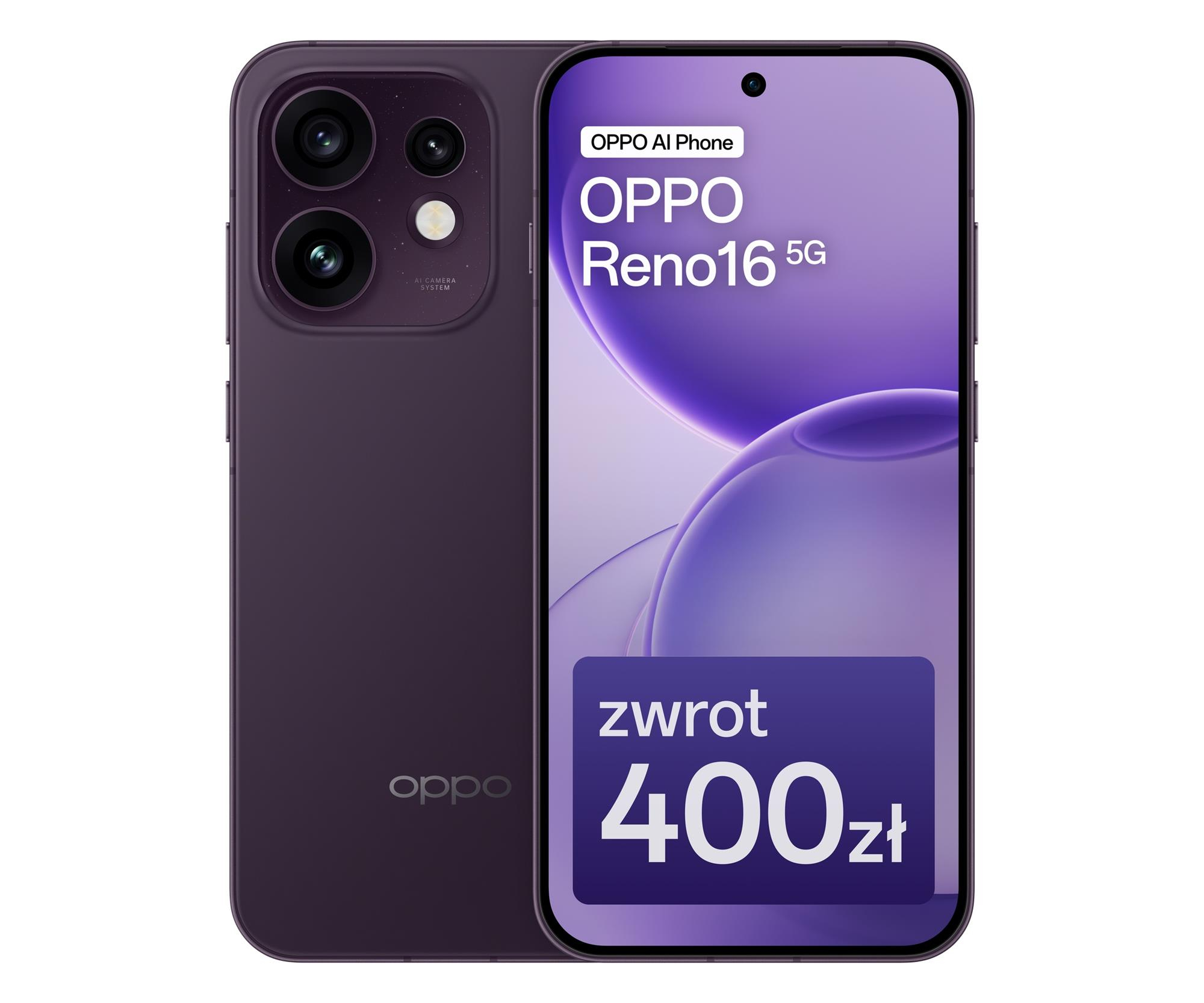 OPPO Reno16 5G 8/512GB Dark Purple