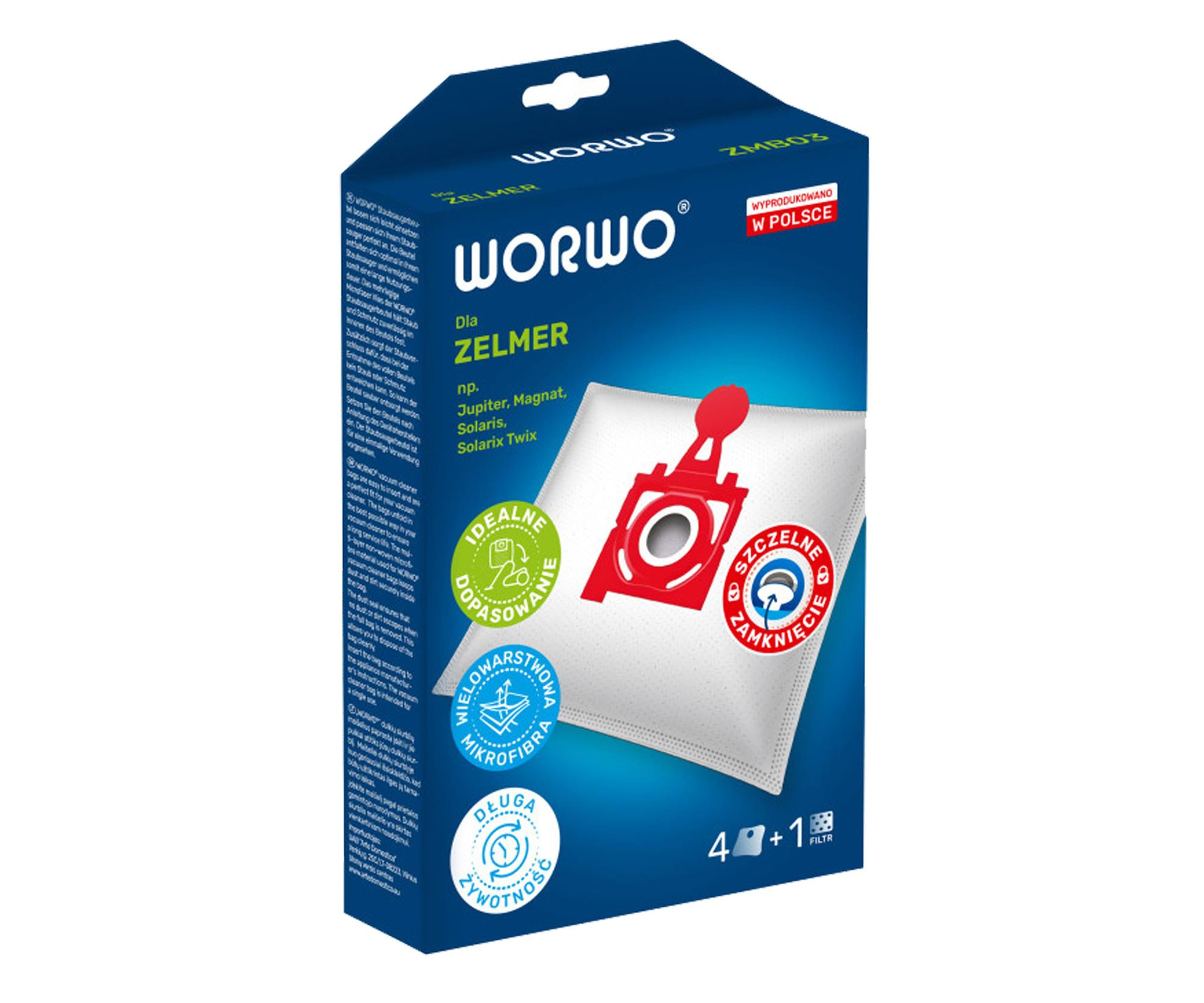 WORWO WORKI CZERWONY ZELMER ZMB03 /KPL4