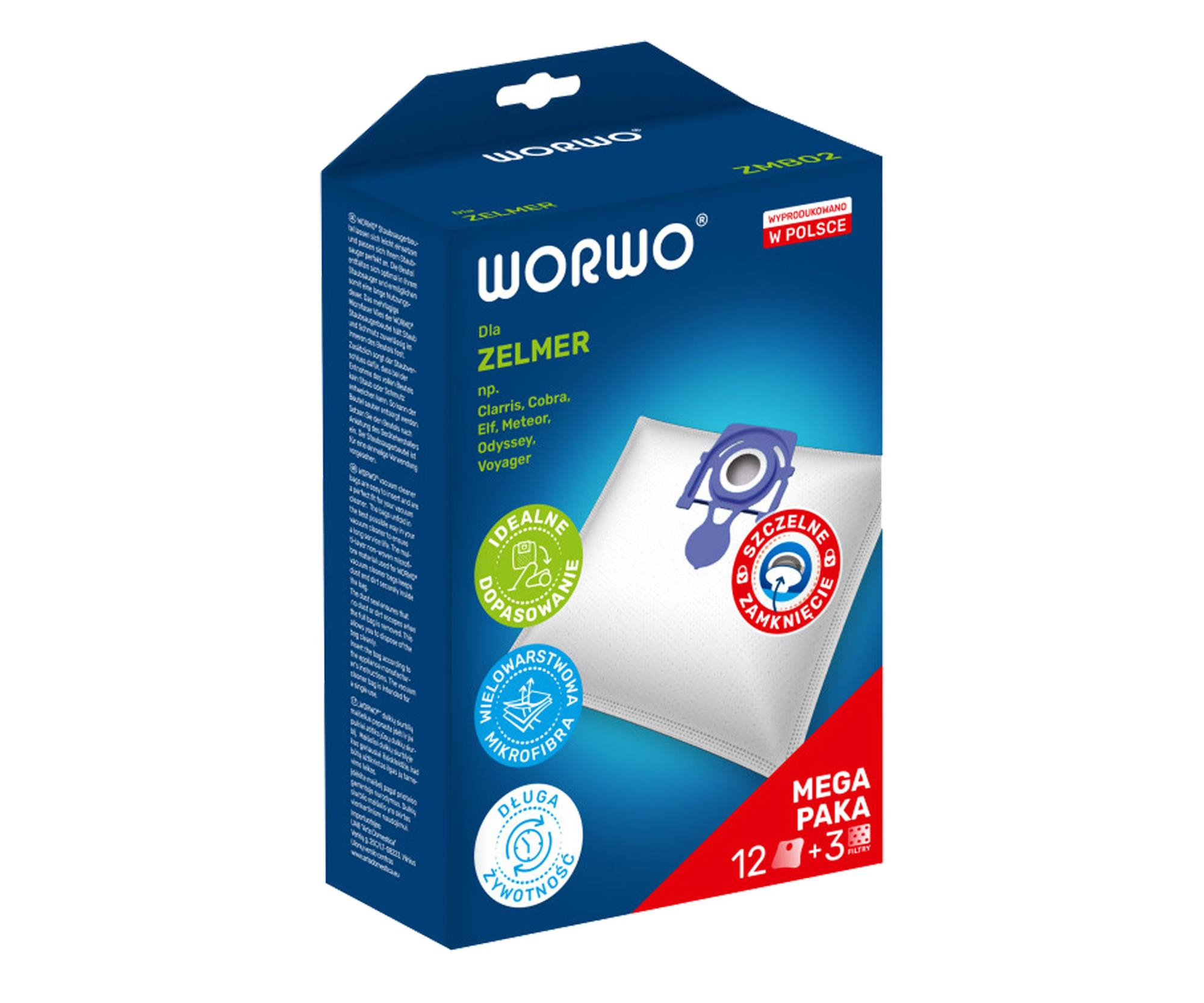WORWO WORKI NIEBIESKI ZELMER ZMB02 /KPL12