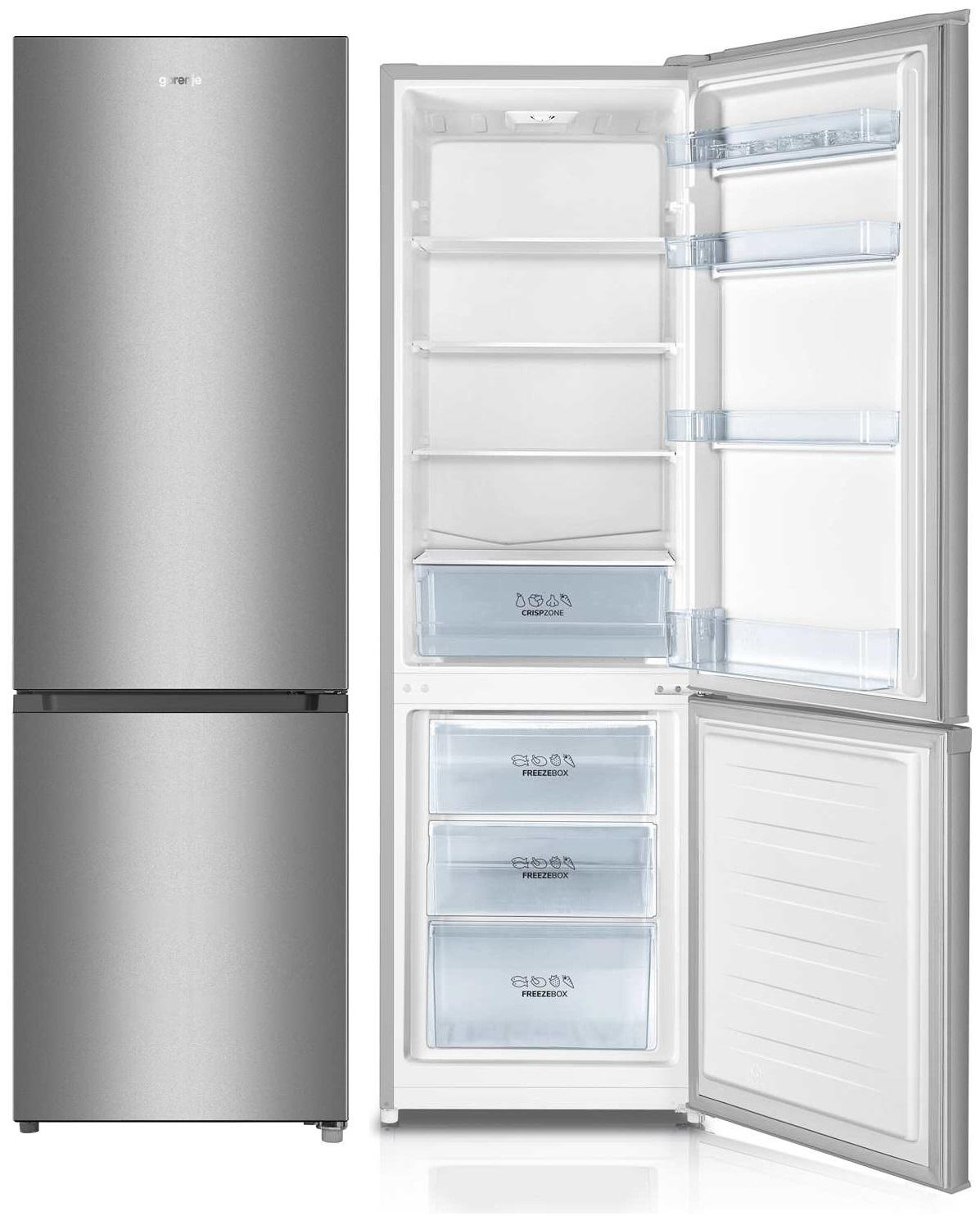 Gorenje RK4182PS4 180cm Szara Slim 55cm EcoMode 269L