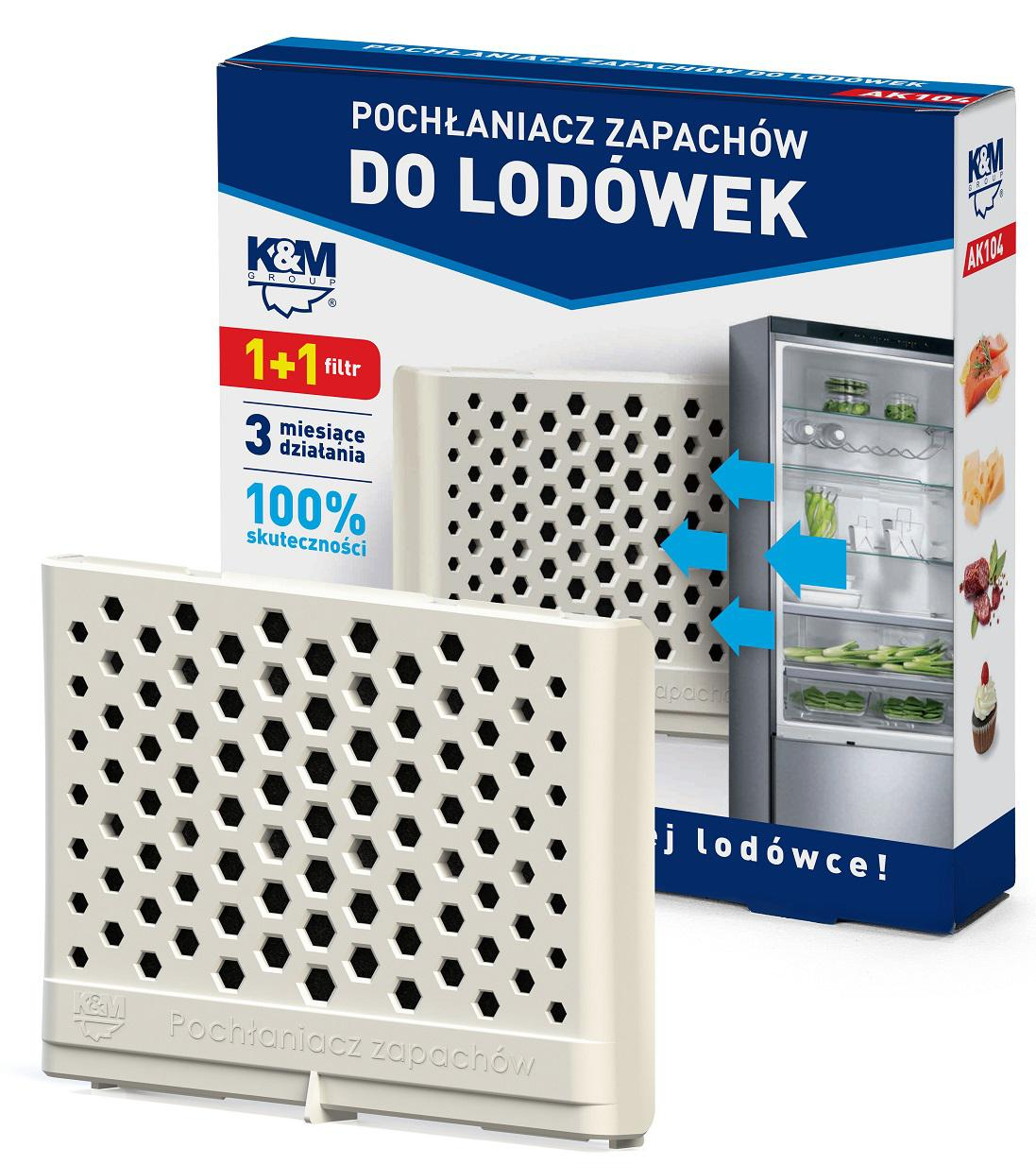 K M Pochłaniacz zapachów do lodówek AK104