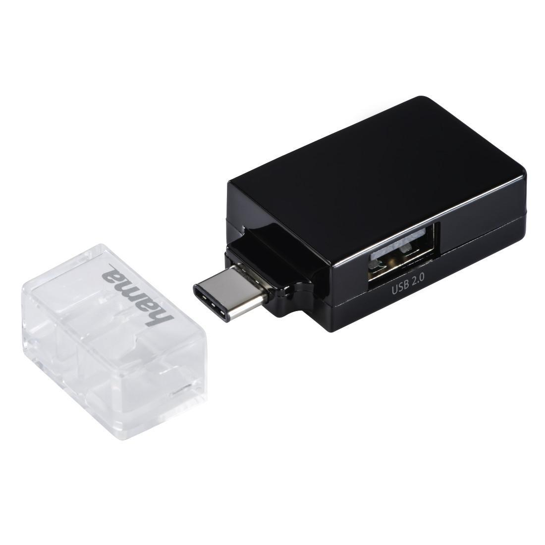 Hama HUB HAMA 1:3, 1 x TYP-C - 1 x USB-A 3.1, 2 x USB-A 2.0#